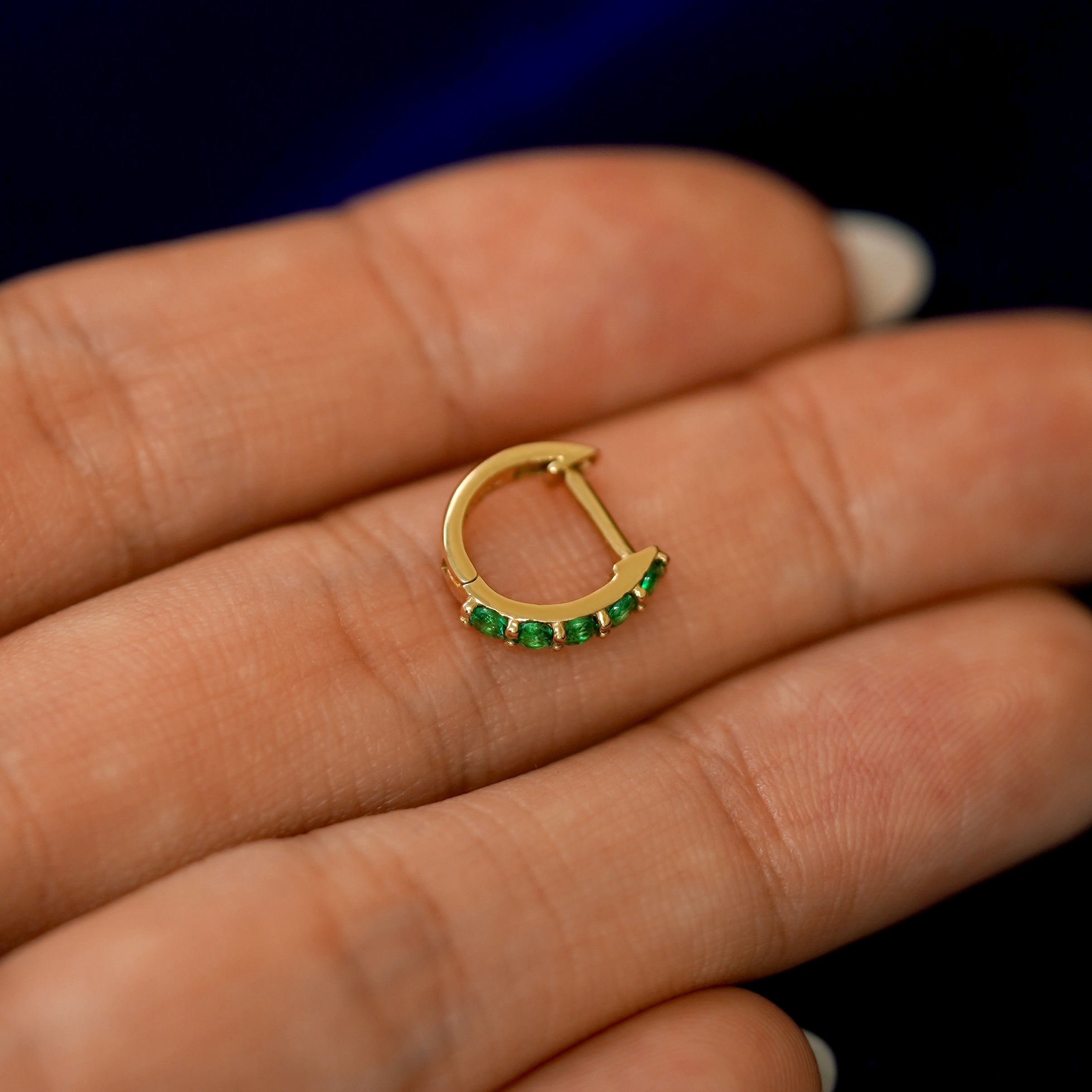 Emerald Huggie Hoop、mySite、hinf8tx79