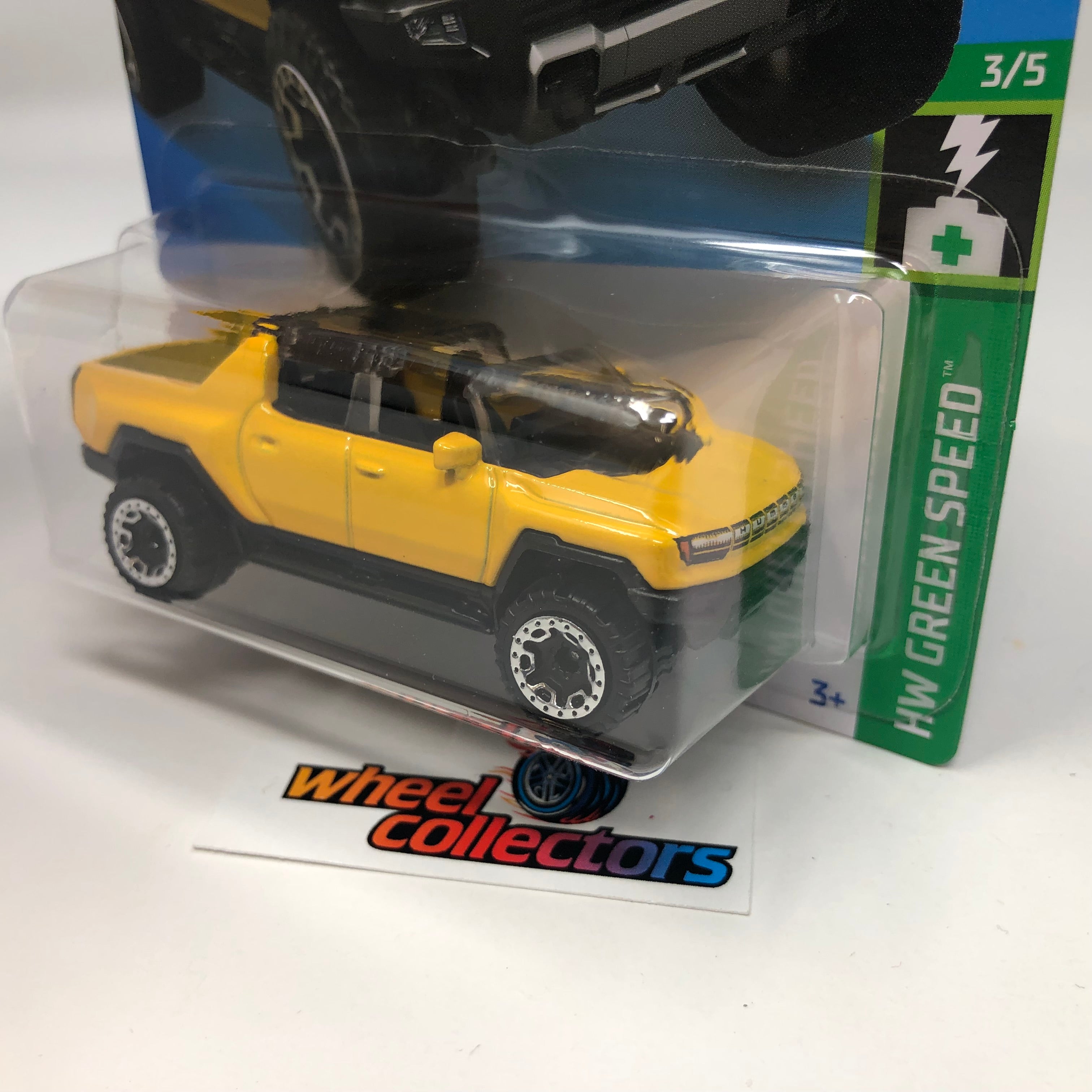 GMC Hummer EV #130 * Yellow * 2022 Hot Wheels New Model、mySite、hgirdovlk