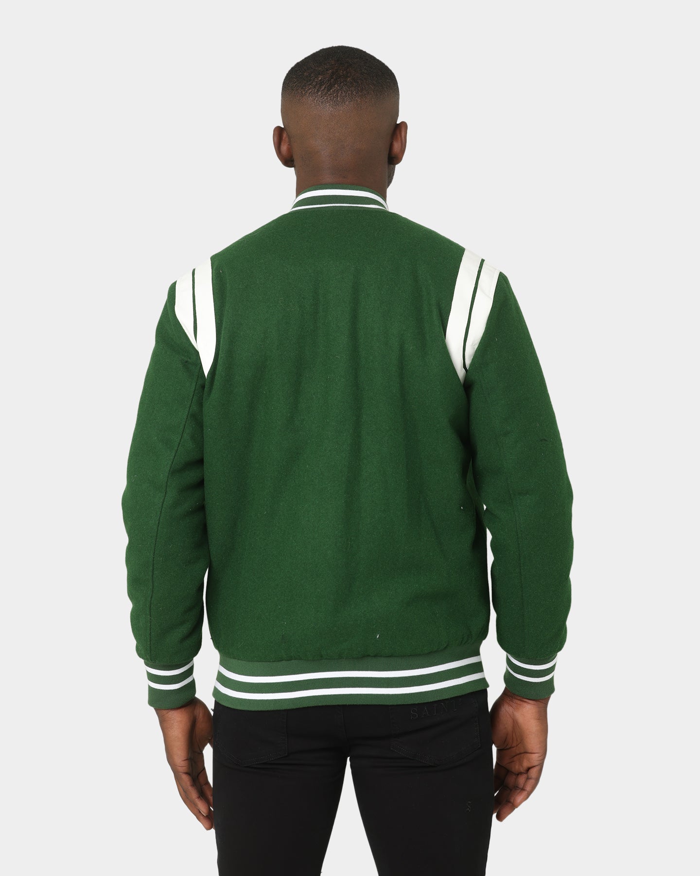 Saint Morta Alpha Varsity Jacket Green/White、mySite、zt4zffjzw
