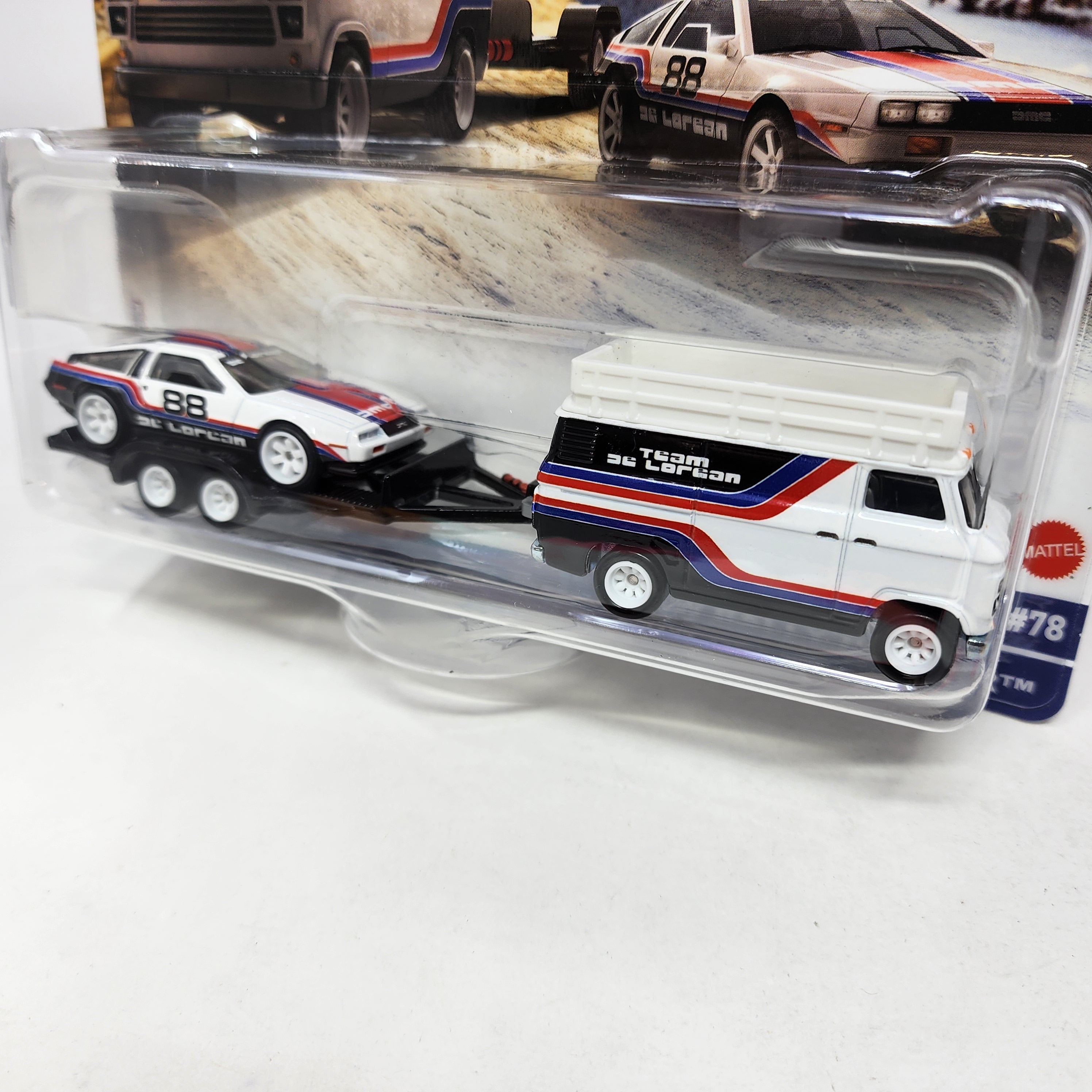 DMC Delorean & Rally Hauler * 2025 Hot Wheels Team Transport Case F、mySite、hgirdovlk