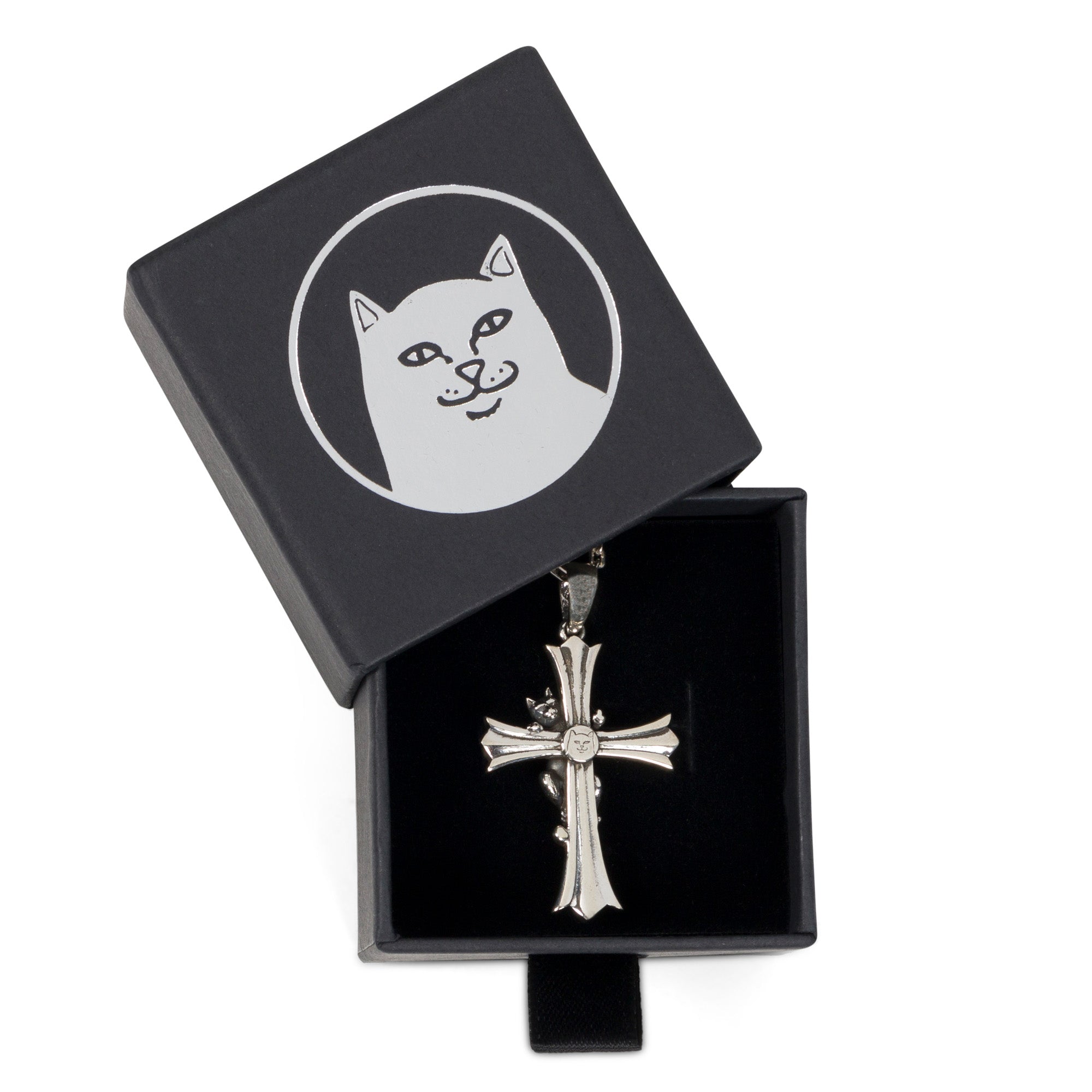  Chrome Kitty Necklace (Silver)、mySite、merchandisen