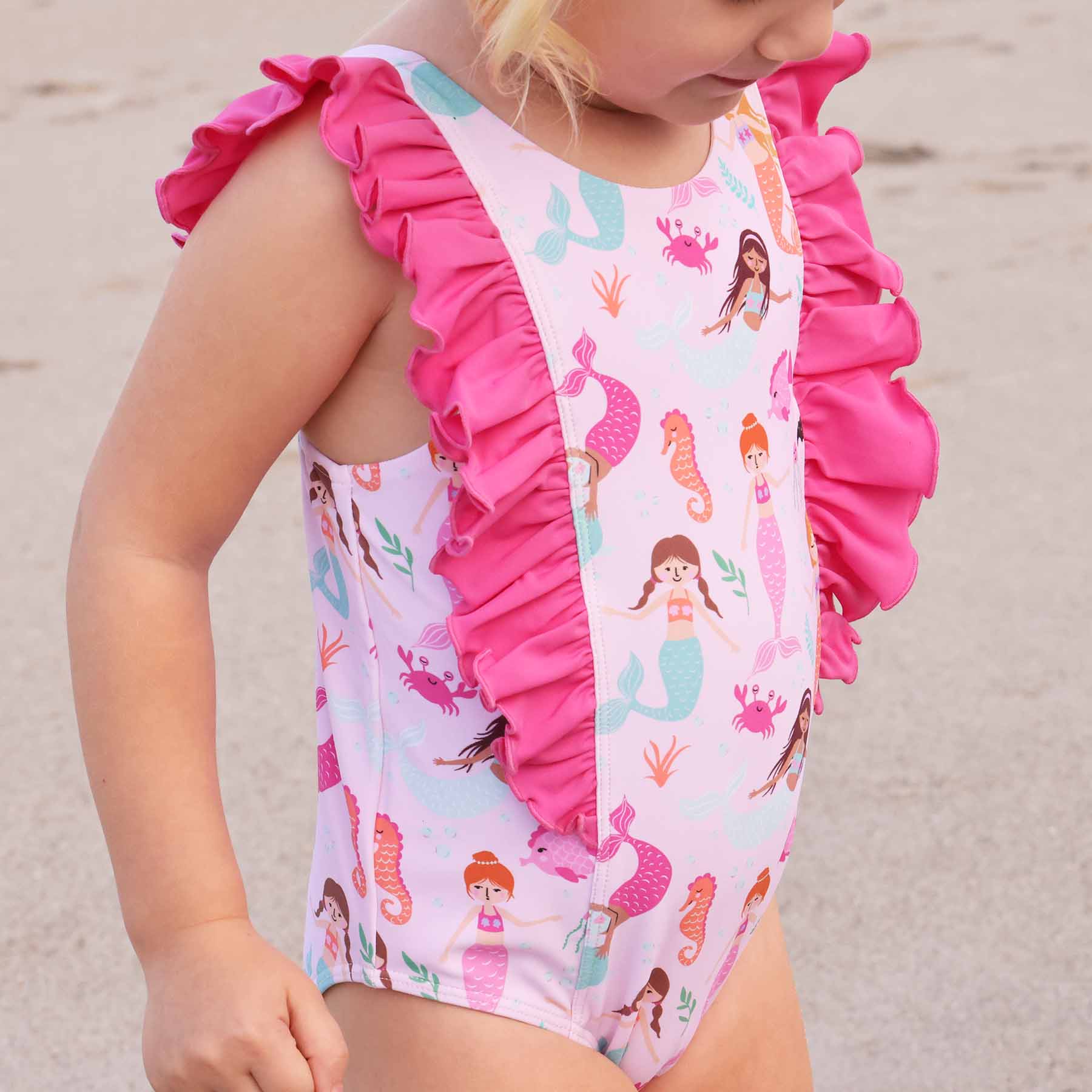  Double Ruffle One Piece | Under The Sea、mySite、layawaytickets