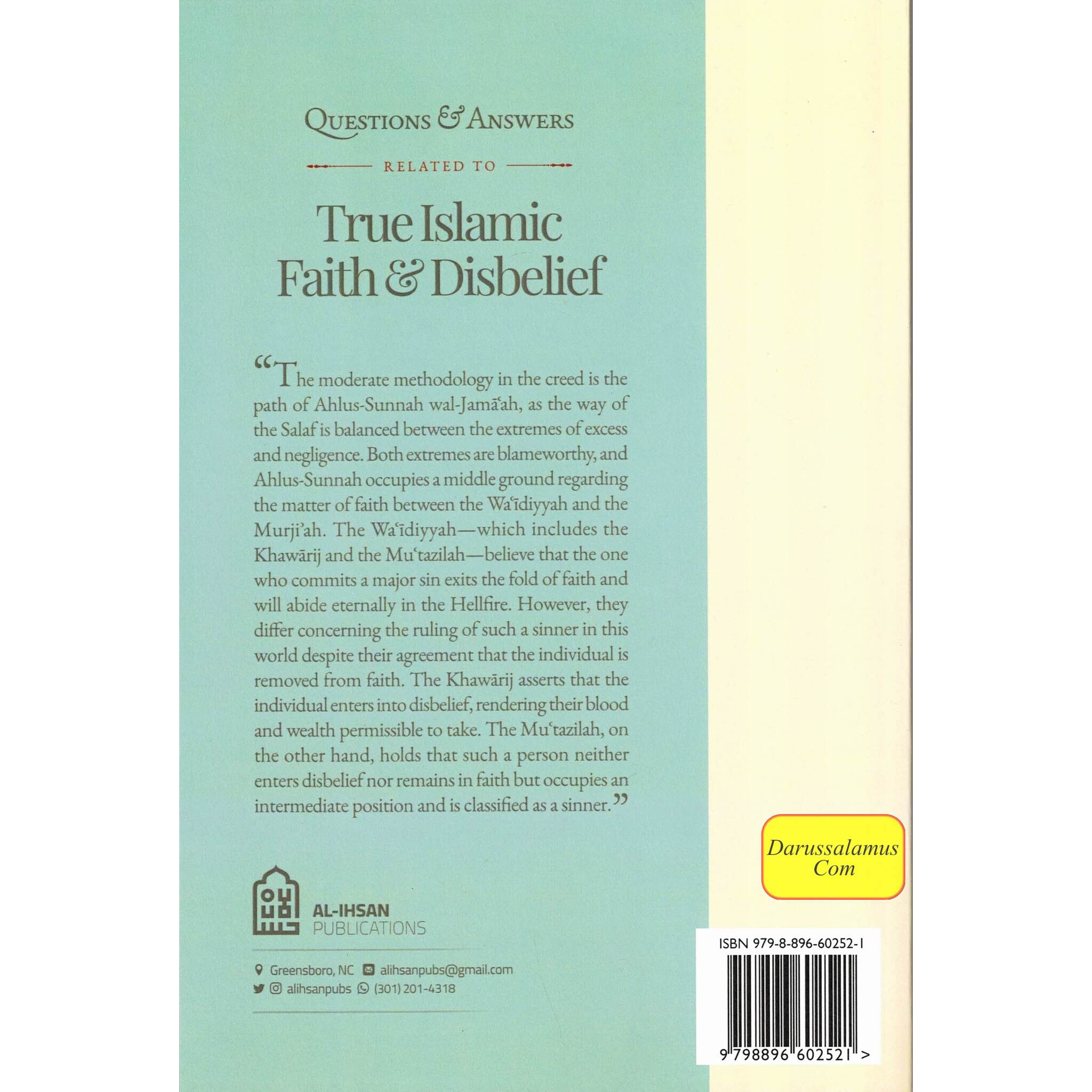 Questions & Answers related to True Islamic Faith and Disbelief、mySite、topwebapps