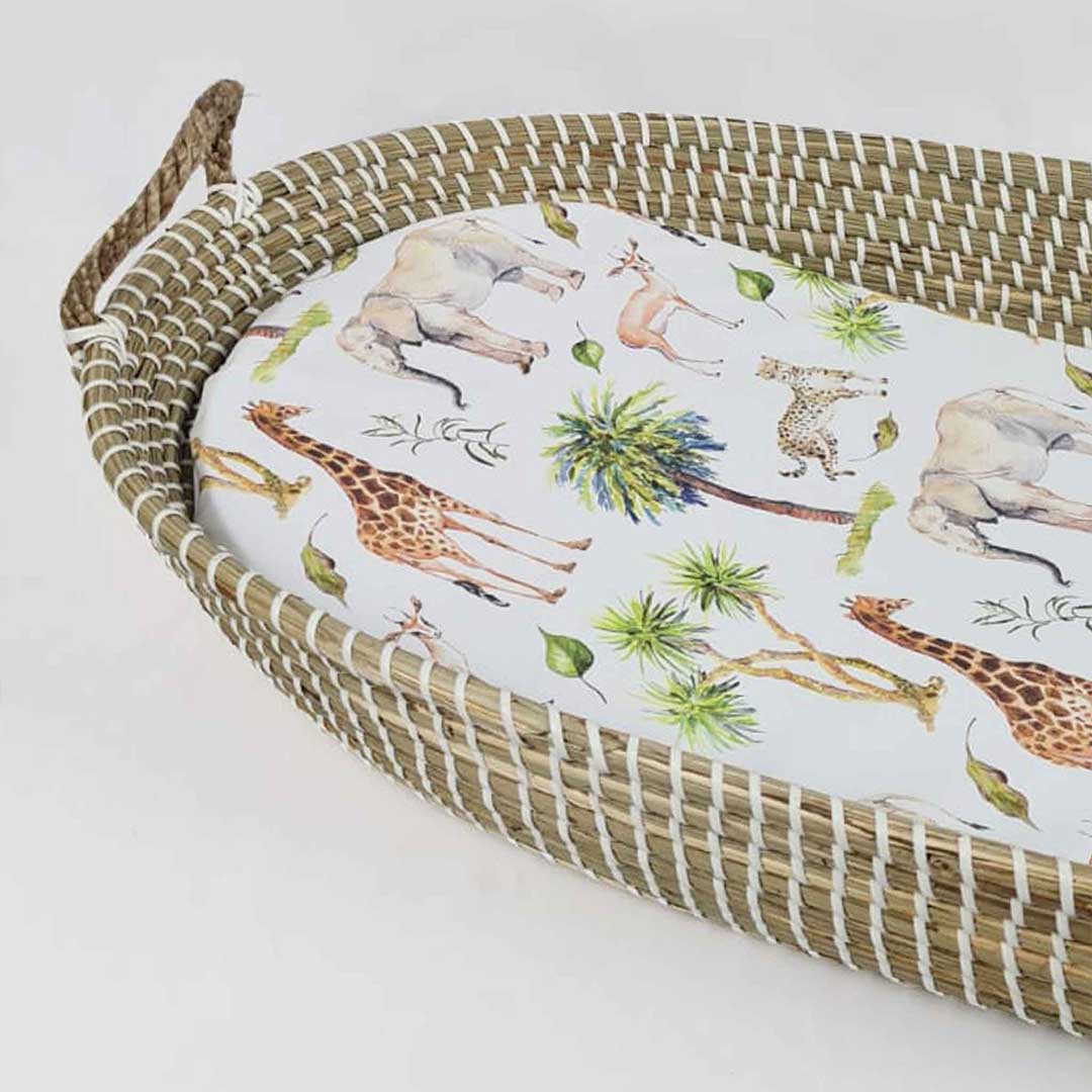  Mama Shack Changing Basket Liner - Wild Safari、mySite、merchandisen