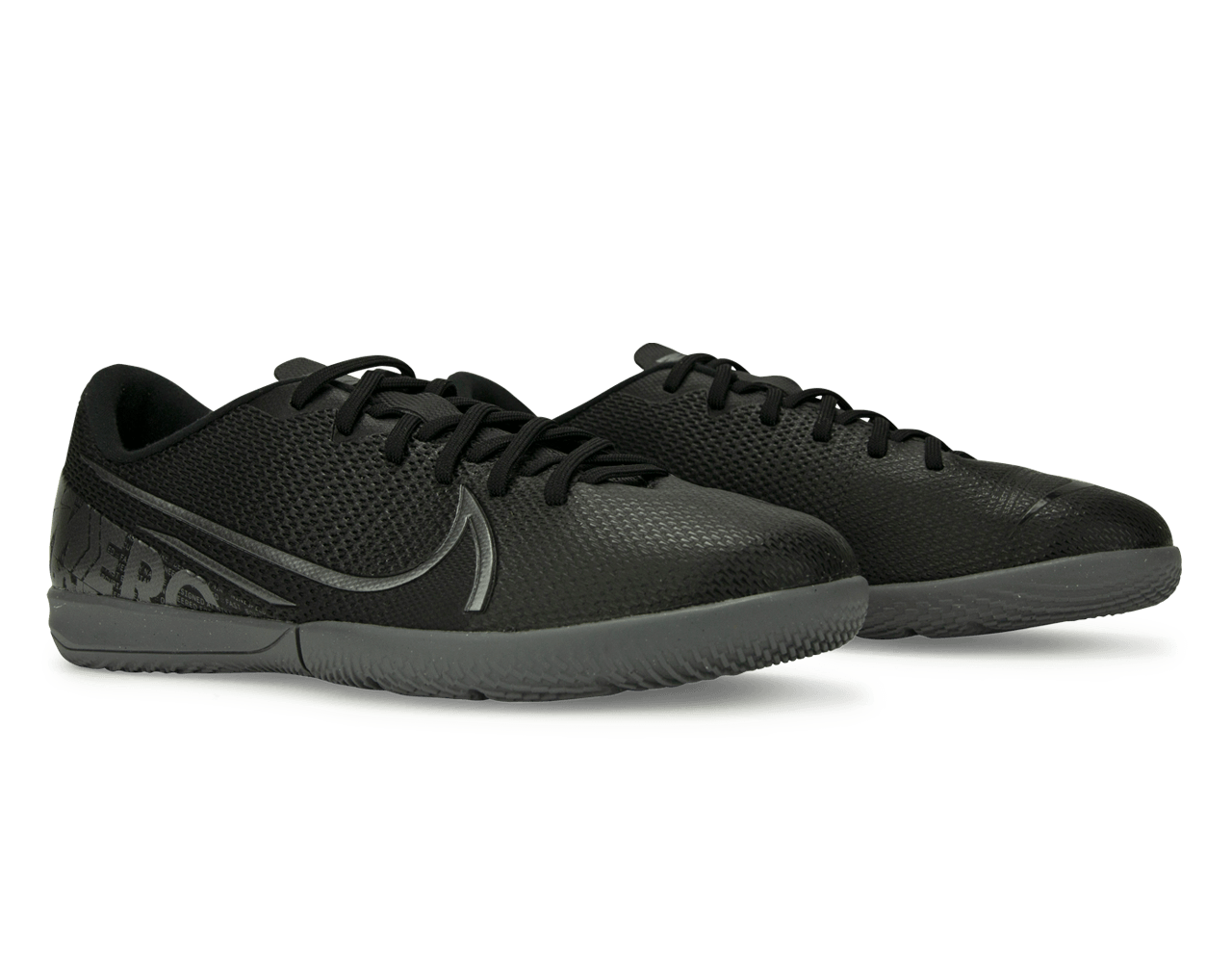 Nike Kids Mercurial Vapor 13 Academy Indoor Soccer Shoes Black/Metalic Cool Grey、mySite、noshort