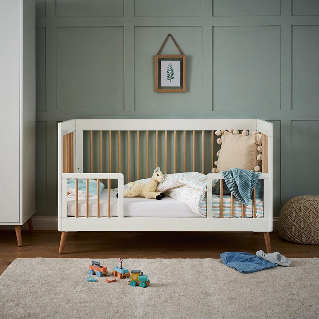  Obaby Maya Cot Bed - White + Natural、mySite、merchandisen