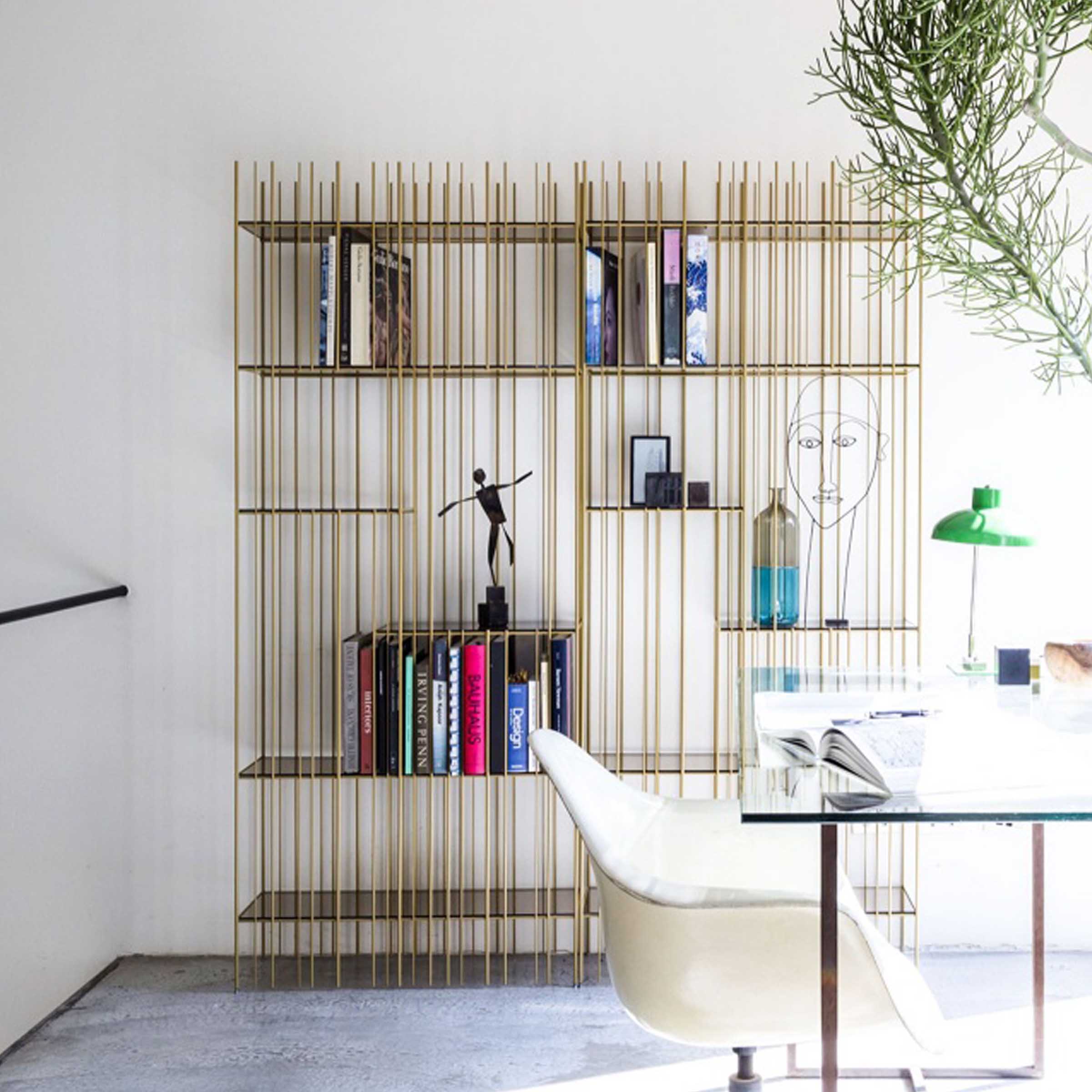 Metal Bookshelf METRICA by Ctrlzak for Mogg、mySite、neckold