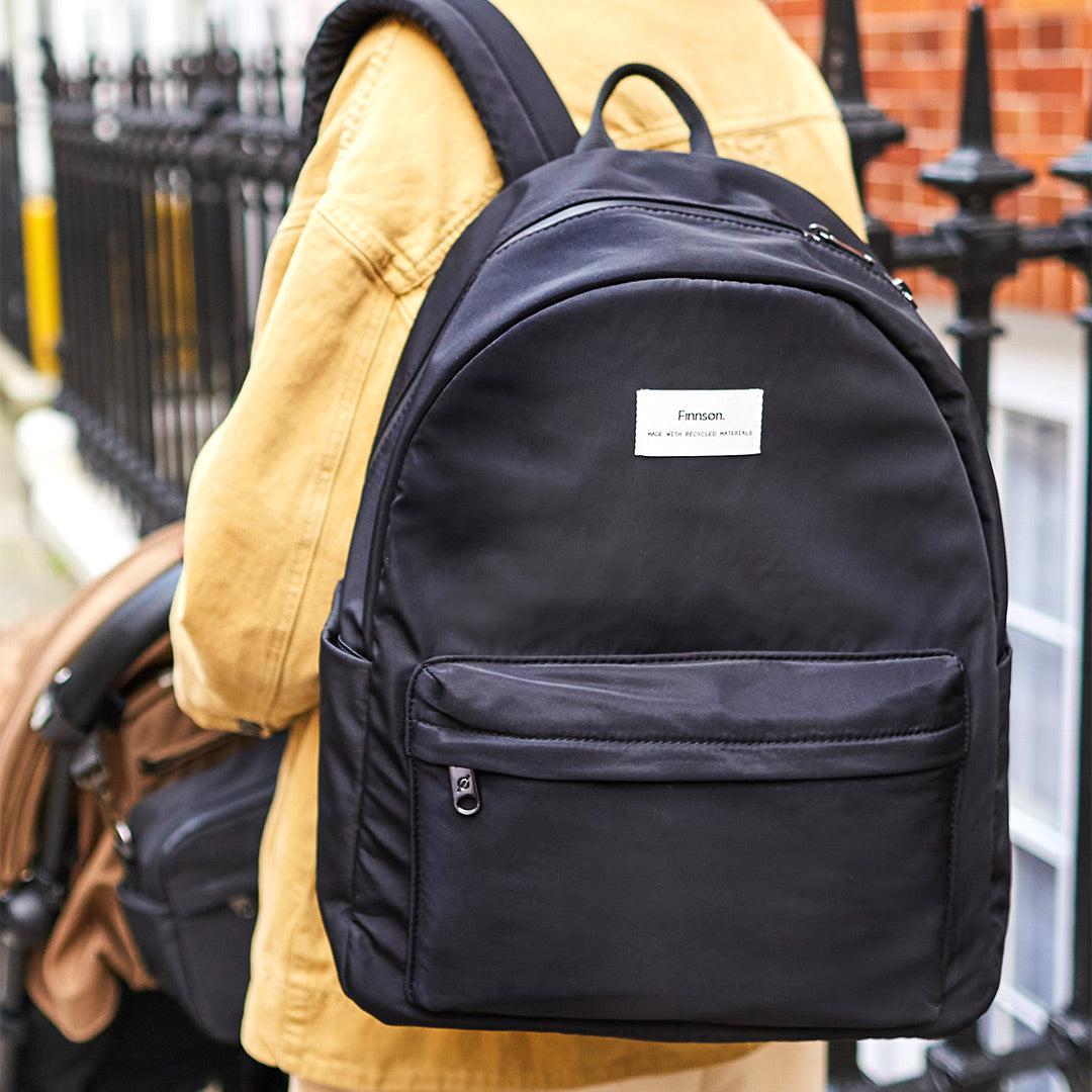  Finnson Ana Eco Changing Backpack - Black、mySite、merchandisen