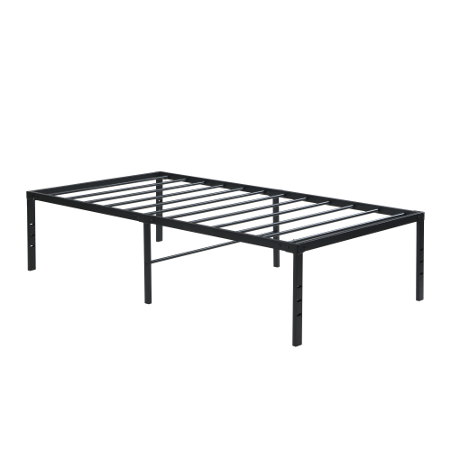 Full Size Bed Frame , Heavy Duty Metal Bed Frame , Quick & Easy Assembly, No Noise, Black、、casual
