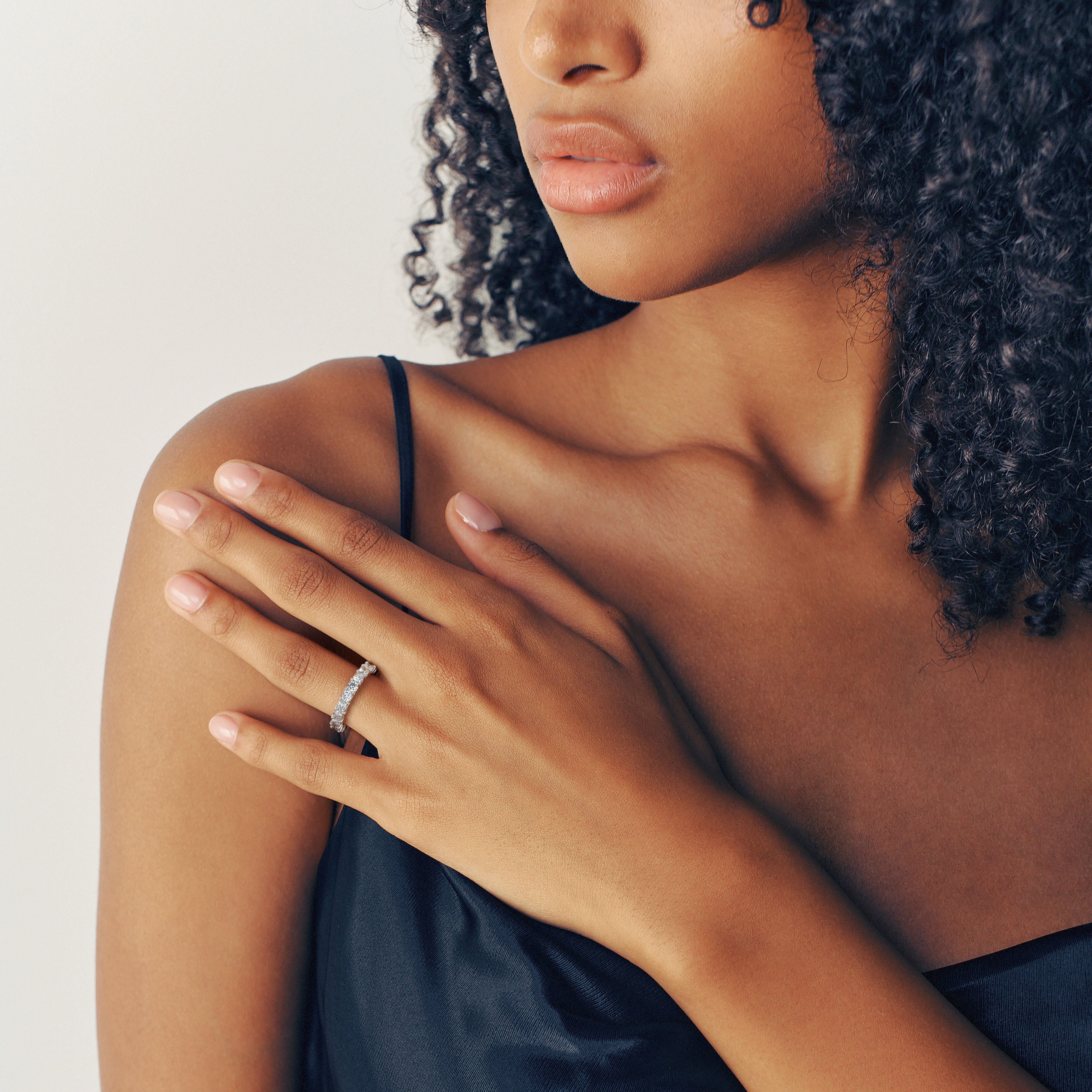 Dianna Diamond Wedding Ring -18K White Gold、mySite、hinf8tx79