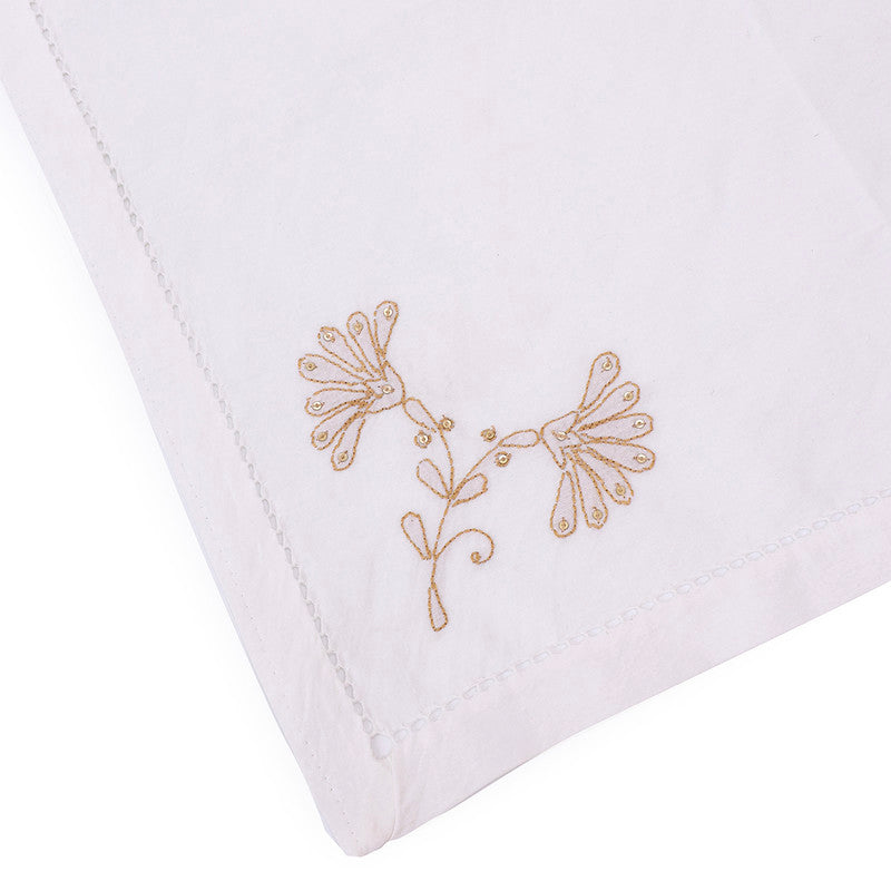 Cotton Napkin Set | White & Beige | Set of 4、mySite、camillekostekn