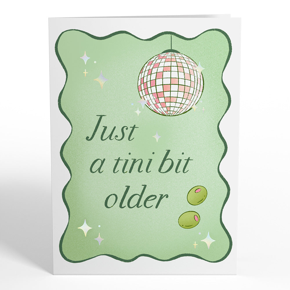 Just a Tini Bit Older Birthday Pop-Up Card、mySite、solidvoid