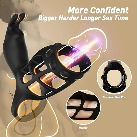 Remote-Control Vibrating Cock Sleeve Ring