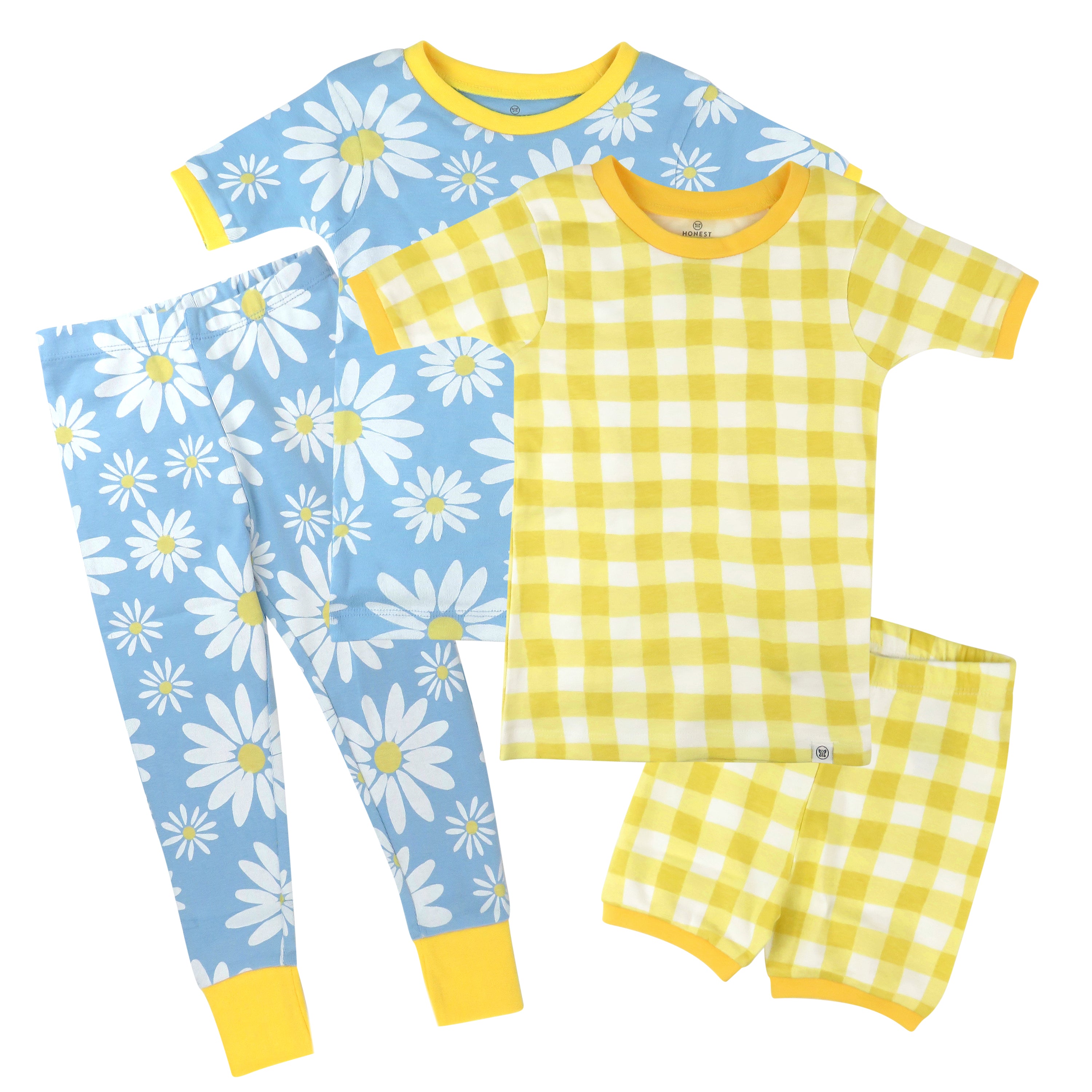  4-Piece Short Sleeve, Short and Long Leg PJ Set、mySite、layawaytickets