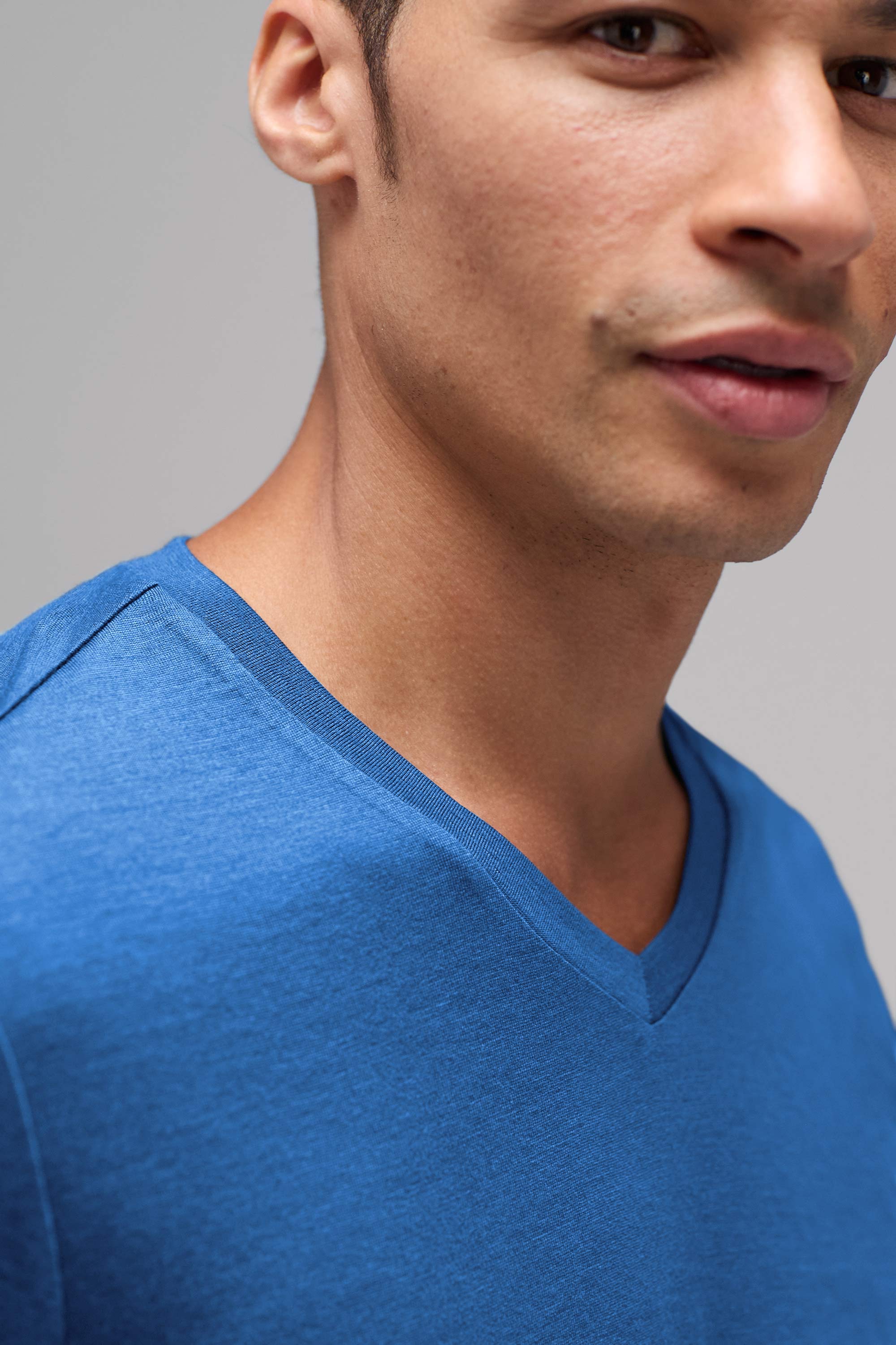 Men's Merino V-Neck T-Shirt、mySite、noshort