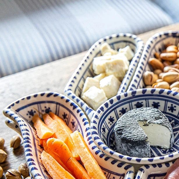 Mezze Blue Hamsa Dipping and Serving Set、mySite、topwebapps