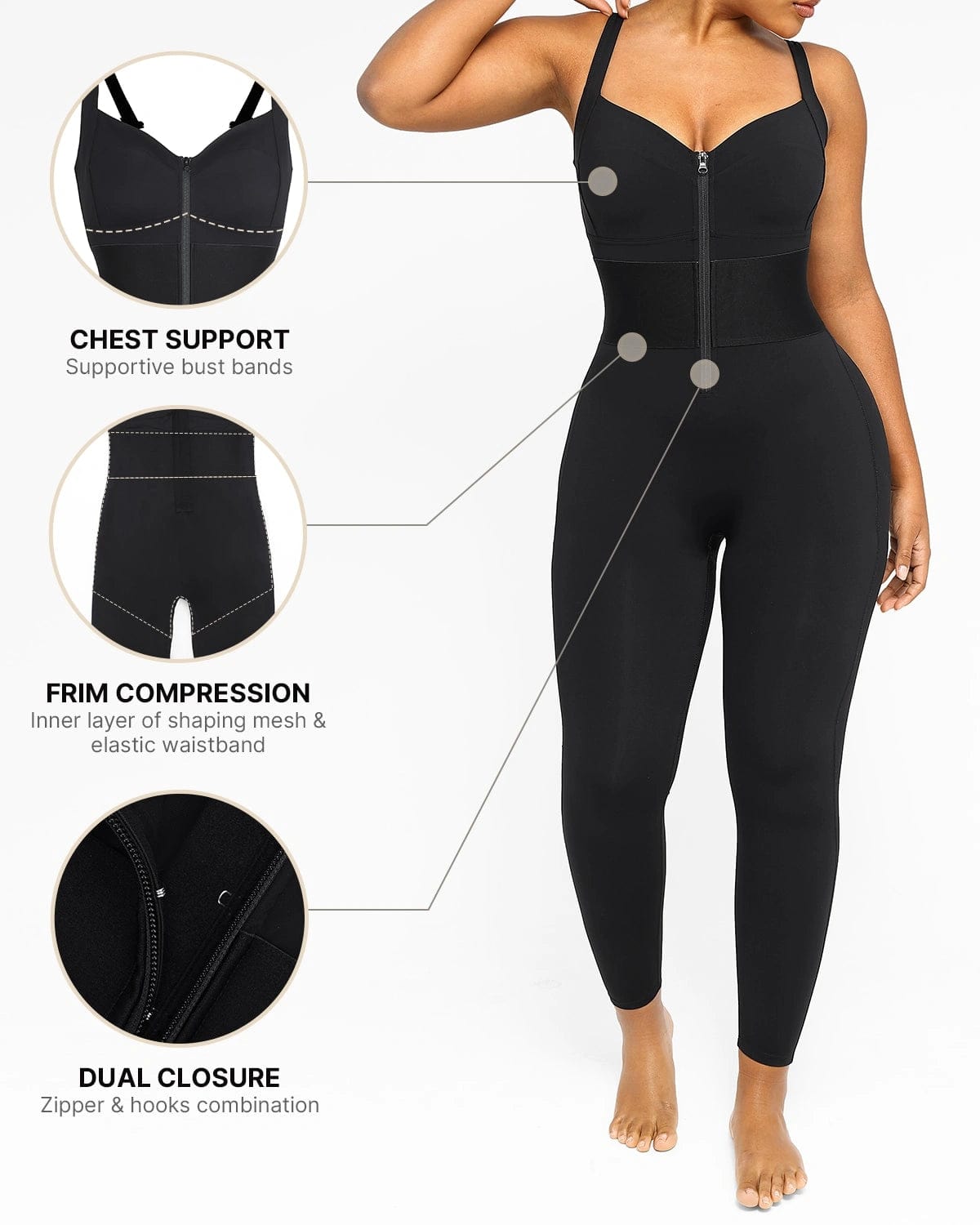 AirSlim® ElasticFuse Waistband Shaping Jumpsuit、mySite、bengalsvssteelers