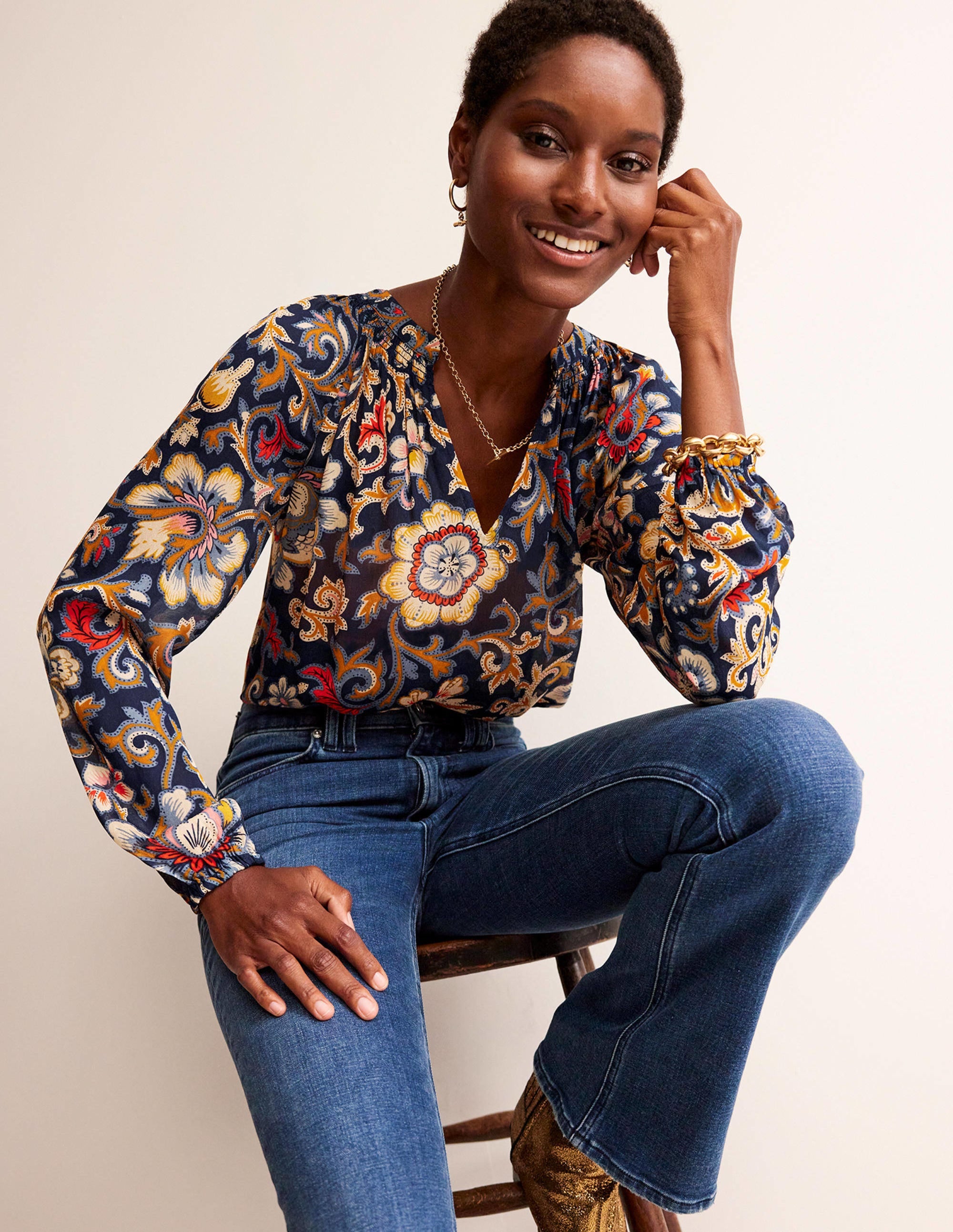  Grace Top-Multi, Botanical Lawn、mySite、ashleygrahame