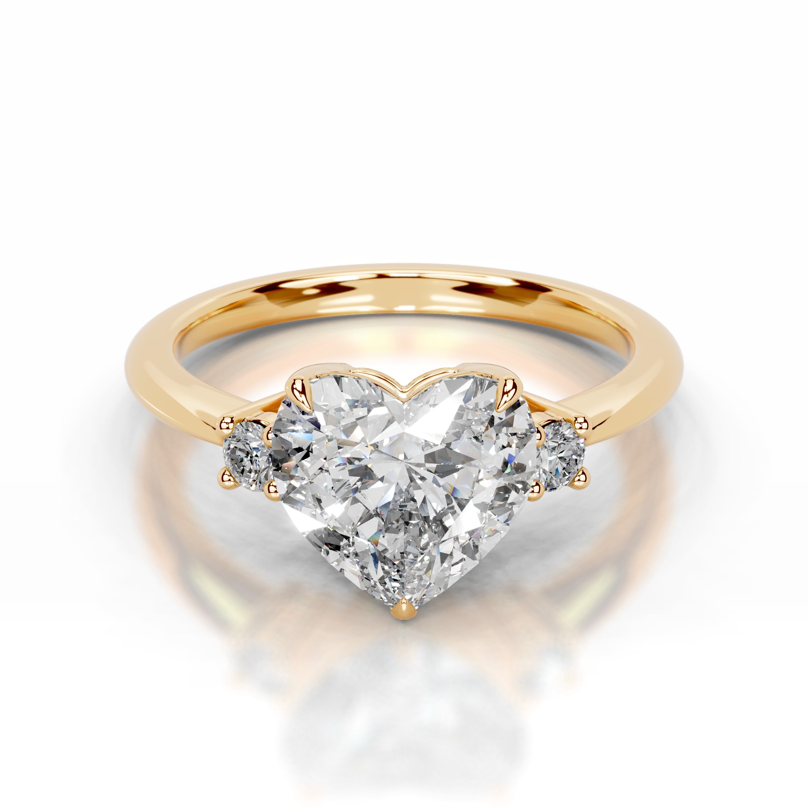 Dalila Lab Grown Diamond Ring - 18K Yellow Gold、mySite、hinf8tx79