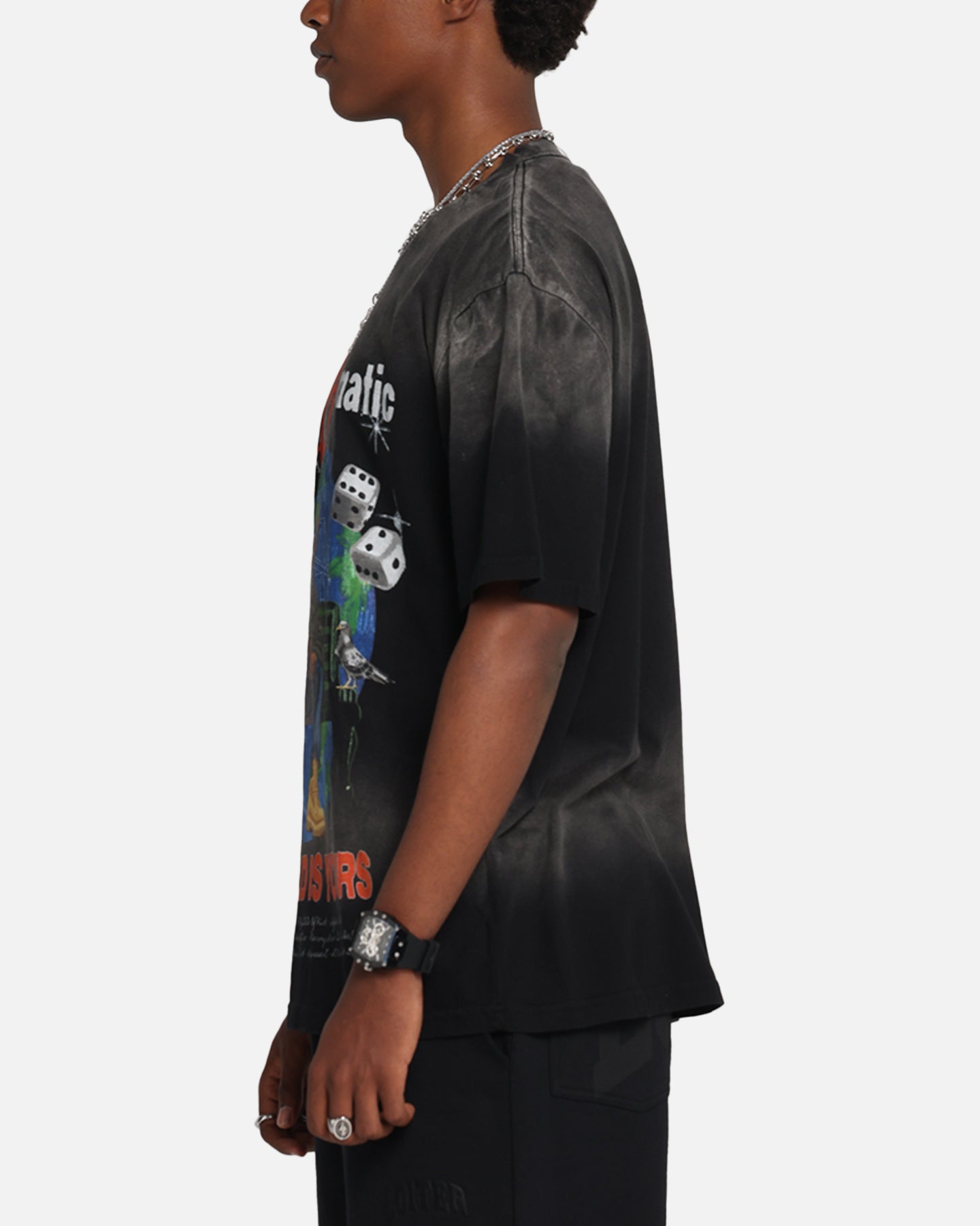 Nas The World Is Yours T-Shirt Washed Black、mySite、zt4zffjzw