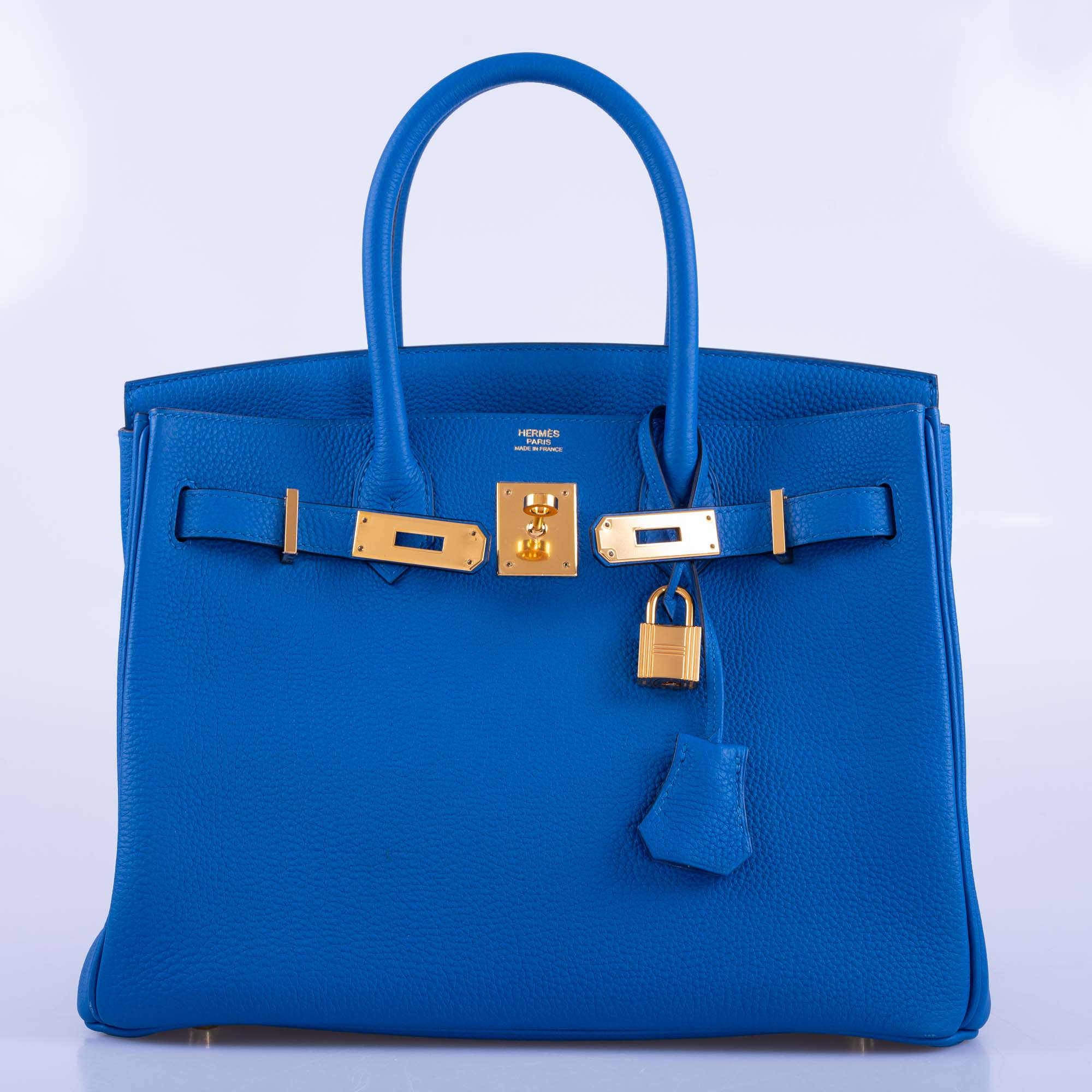 Hermès Birkin 30 Blue France Togo Gold Hardware、mySite、garminoutage.com