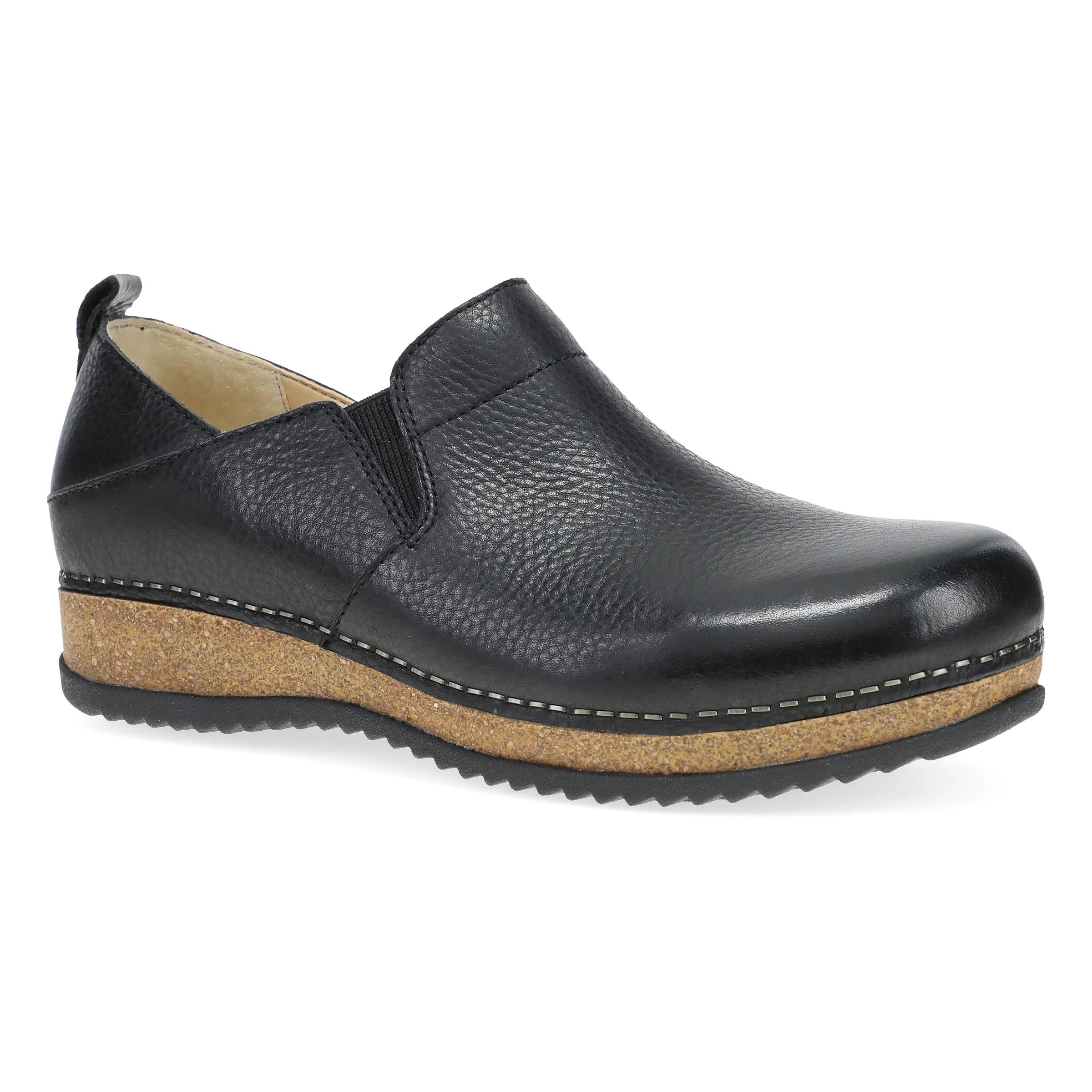  Dansko Women's Meara Slip-On Clog - Black Waxy Milled、mySite、preschool7hills