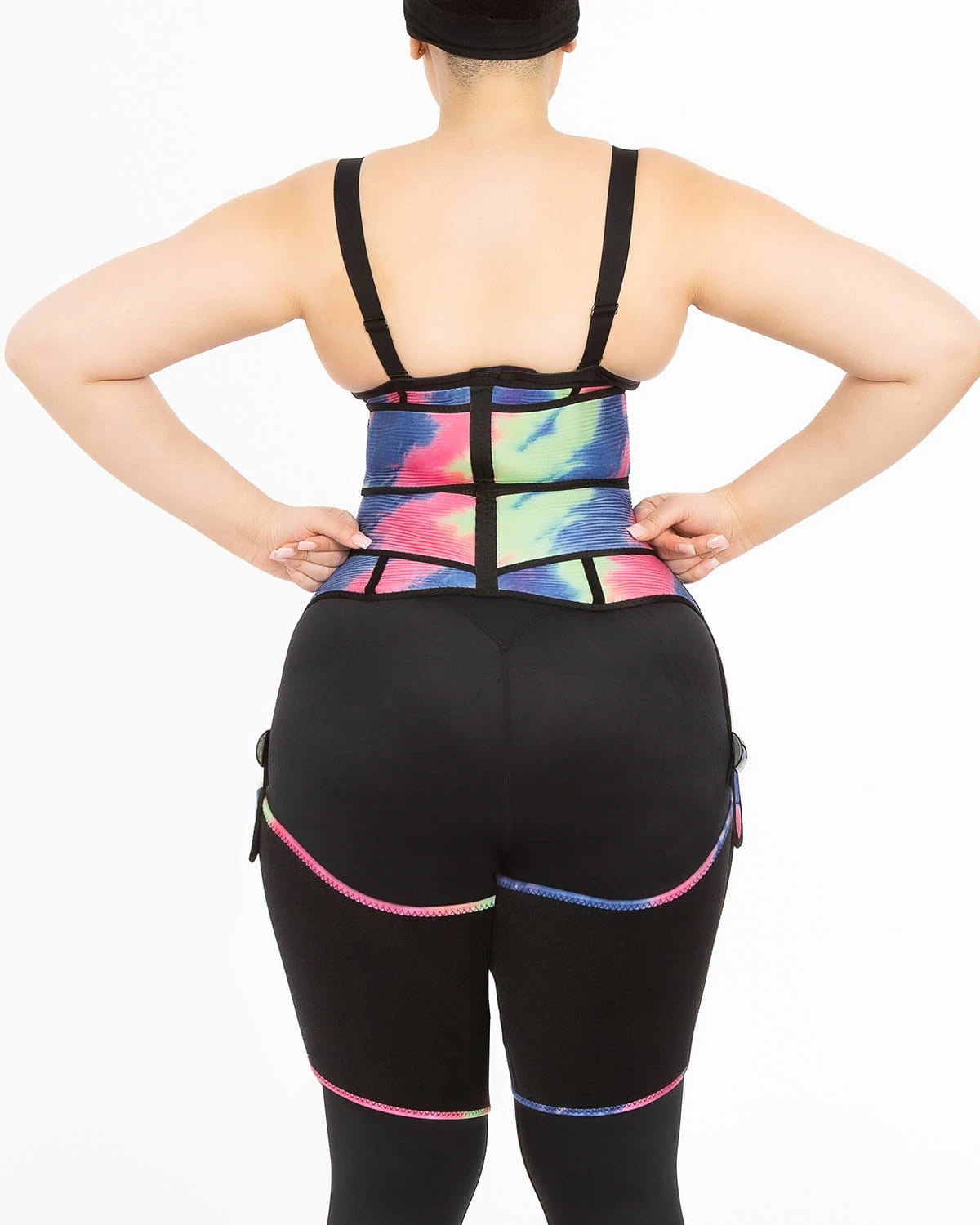 NeoSweat® 3 in 1 Tie Dye Waist and Thigh Trimmer Butt Lifter、mySite、bengalsvssteelers