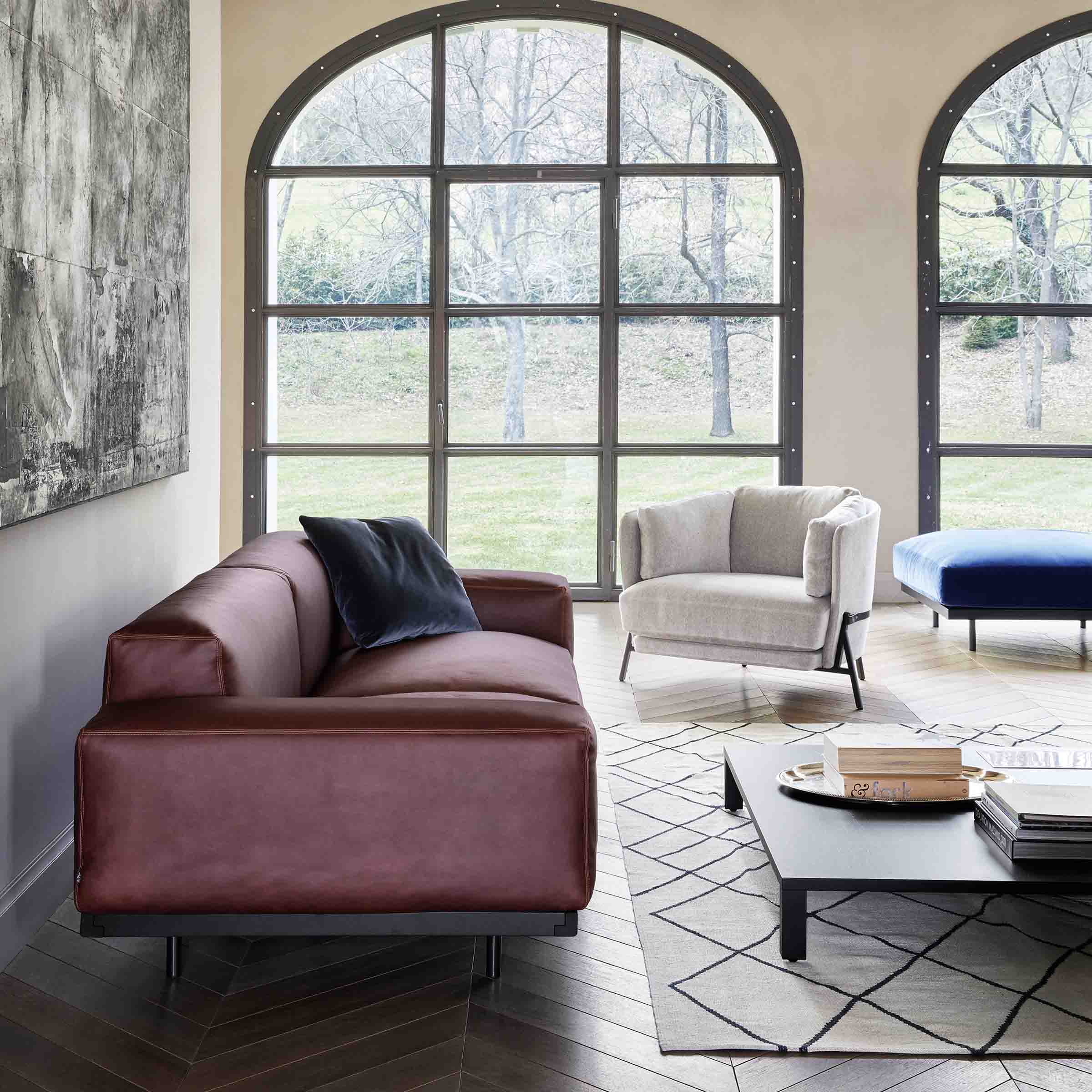 Fabric Armchair CRADLE by Neri&Hu for Arflex、mySite、neckold