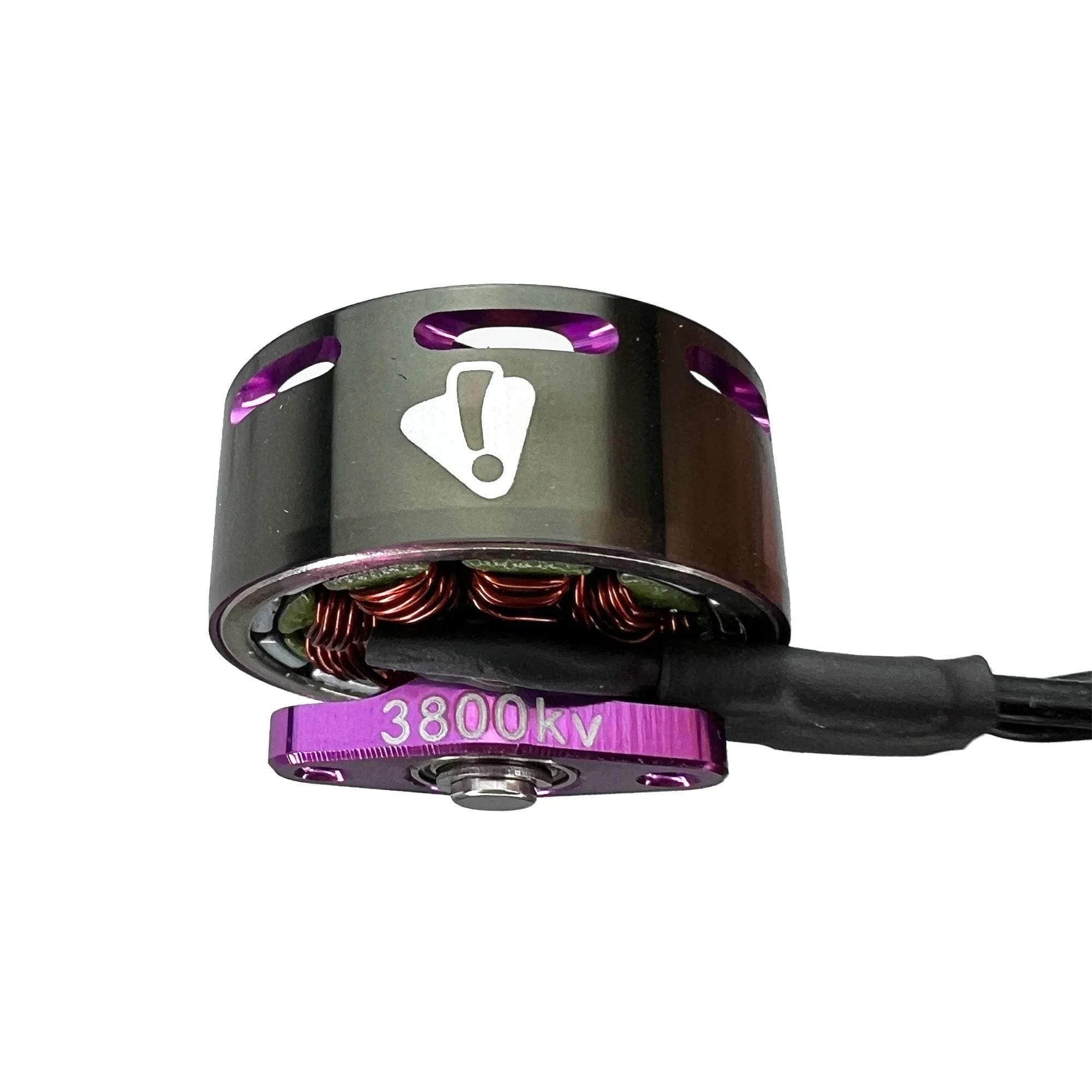  Ummagawd Aerolite 1605 3800Kv Micro Motor - Gunmetal & Purple、mySite、merchandisen