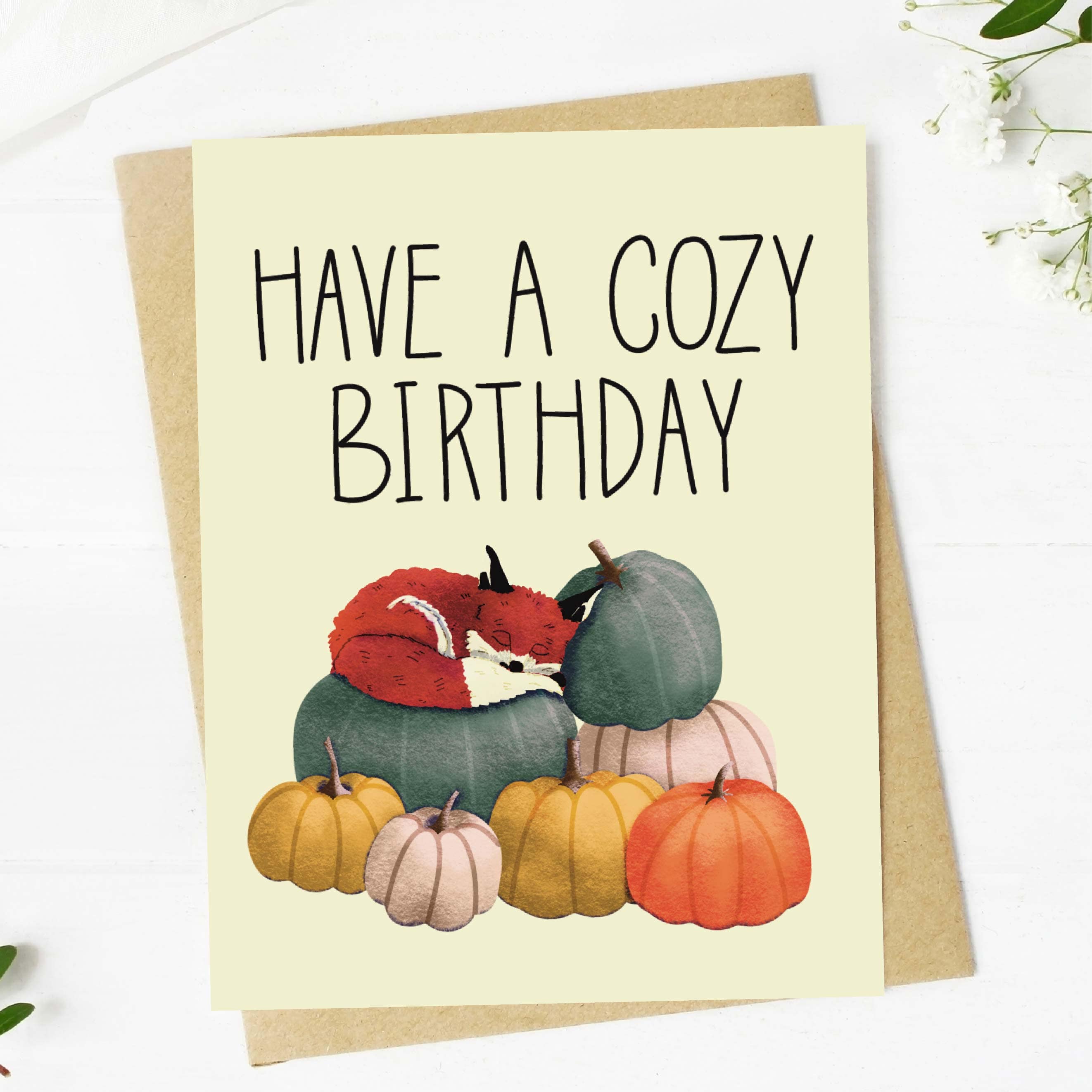  Have A Cozy Birthday Fall Card、mySite、ghnorth