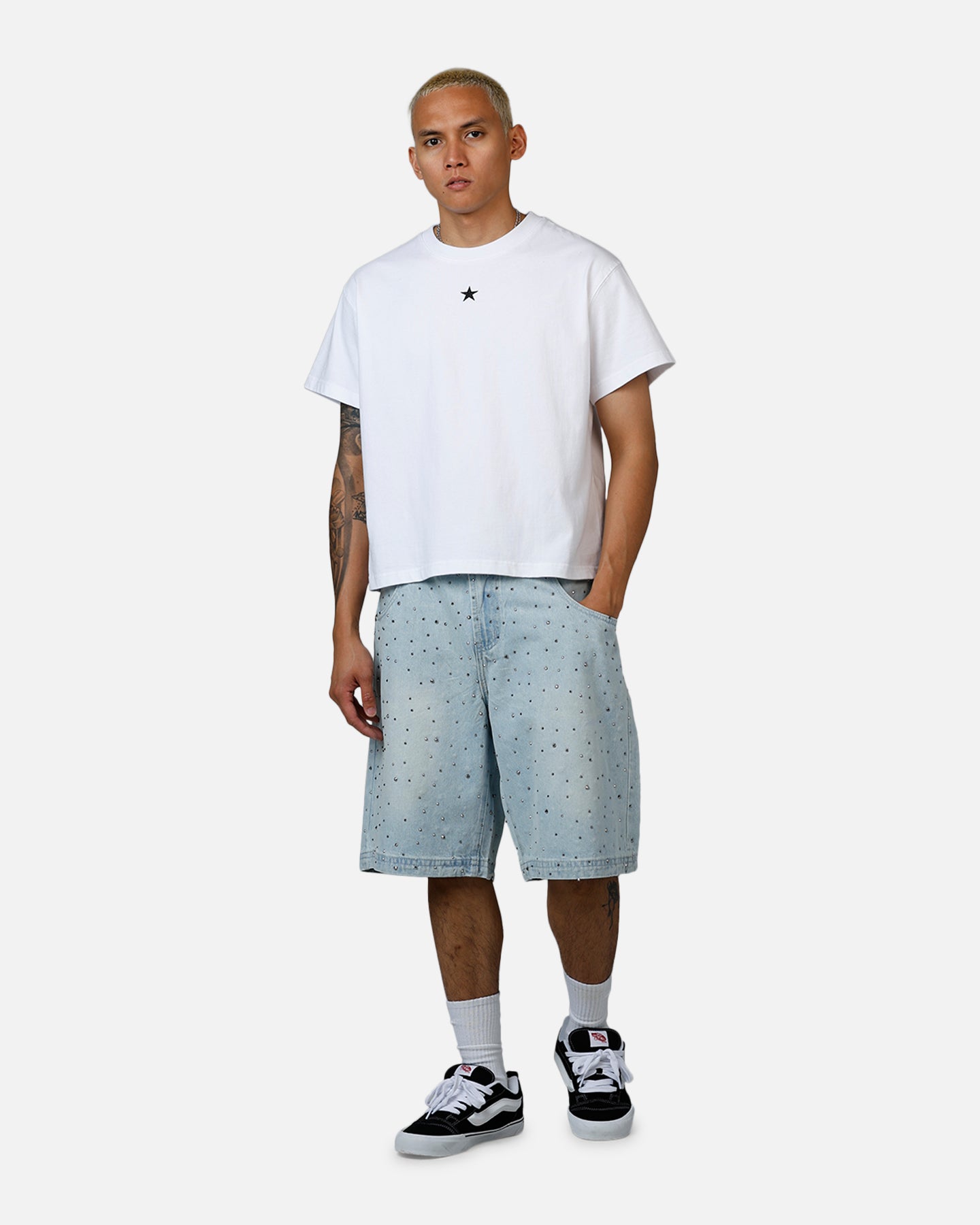 Saint Morta Amplus Glamourama Jorts Blue Dust、mySite、zt4zffjzw