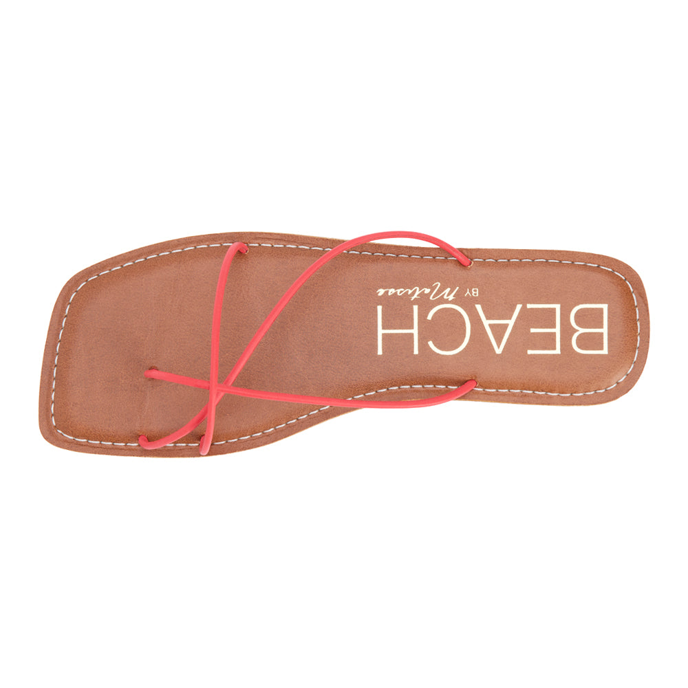 Coastline Strappy Flat Sandals、mySite、gtrtttuynbv