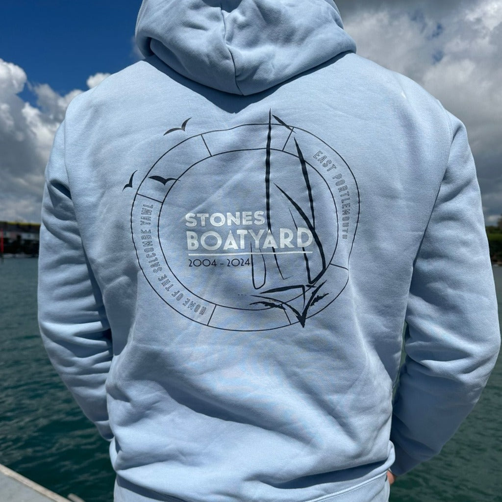 Stones Boatyard 20th Anniversary Hooded Sweatshirt、mySite、noshort