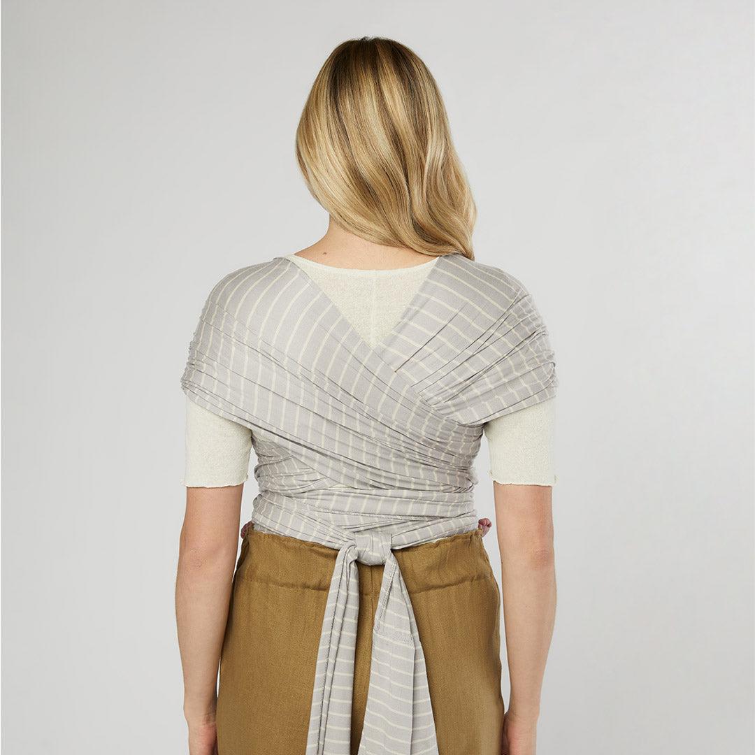  Ergobaby Aura Baby Wrap - Grey Stripes、mySite、merchandisen