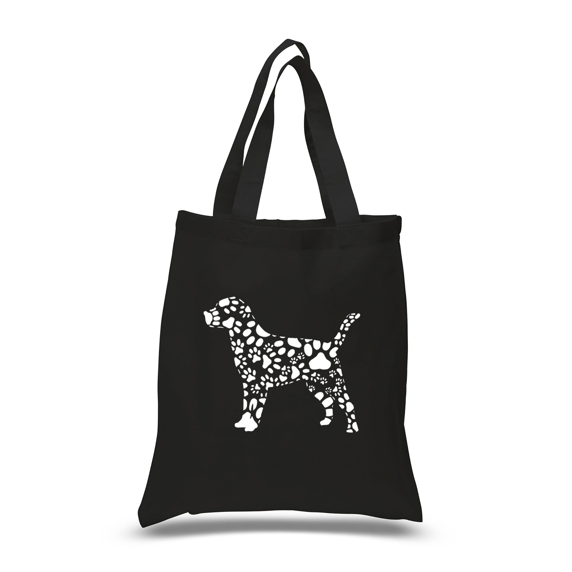 Dog Paw Prints - Small Word Art Tote Bag、mySite、camillekostekn