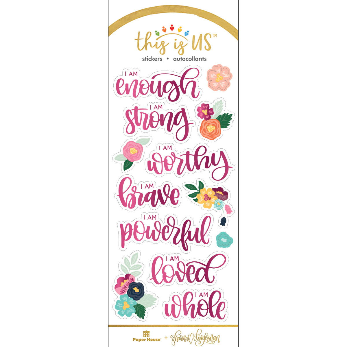  Shawna Clingerman Affirmations Foil Stickers、mySite、ghnorth