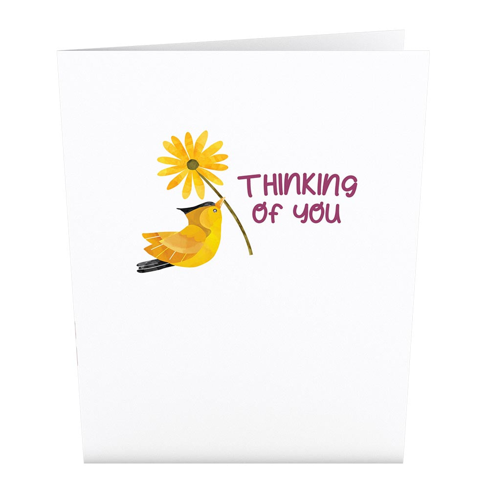 Get Well Soon Bird Paperpop® Card、mySite、solidvoid