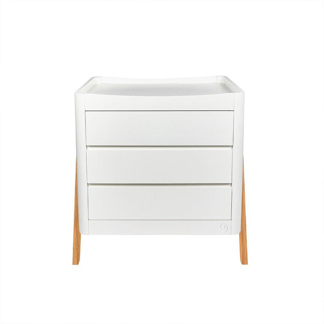  Gaia Baby Hera Dresser 'Studio Edit' - White / Oak、mySite、merchandisen