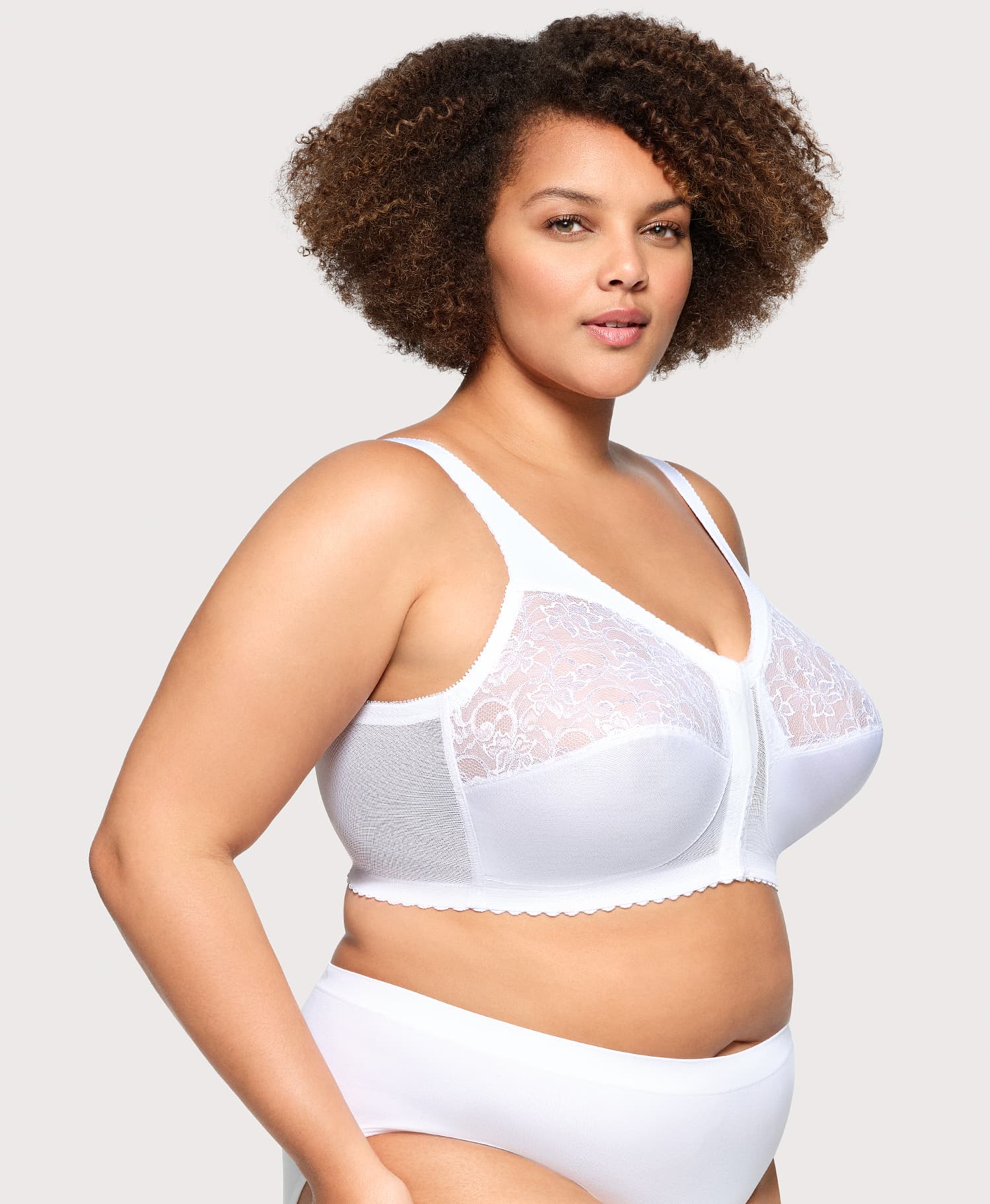  MagicLift Front-Closure Support Bra White、mySite、justintrudeaud