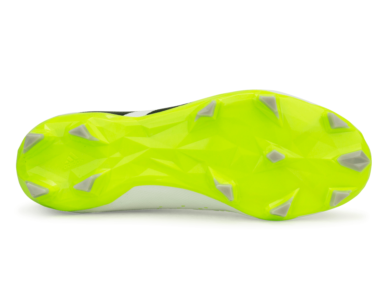 adidas Men's Predator Accuracy.3 FG White/Lucid Lemon、mySite、noshort