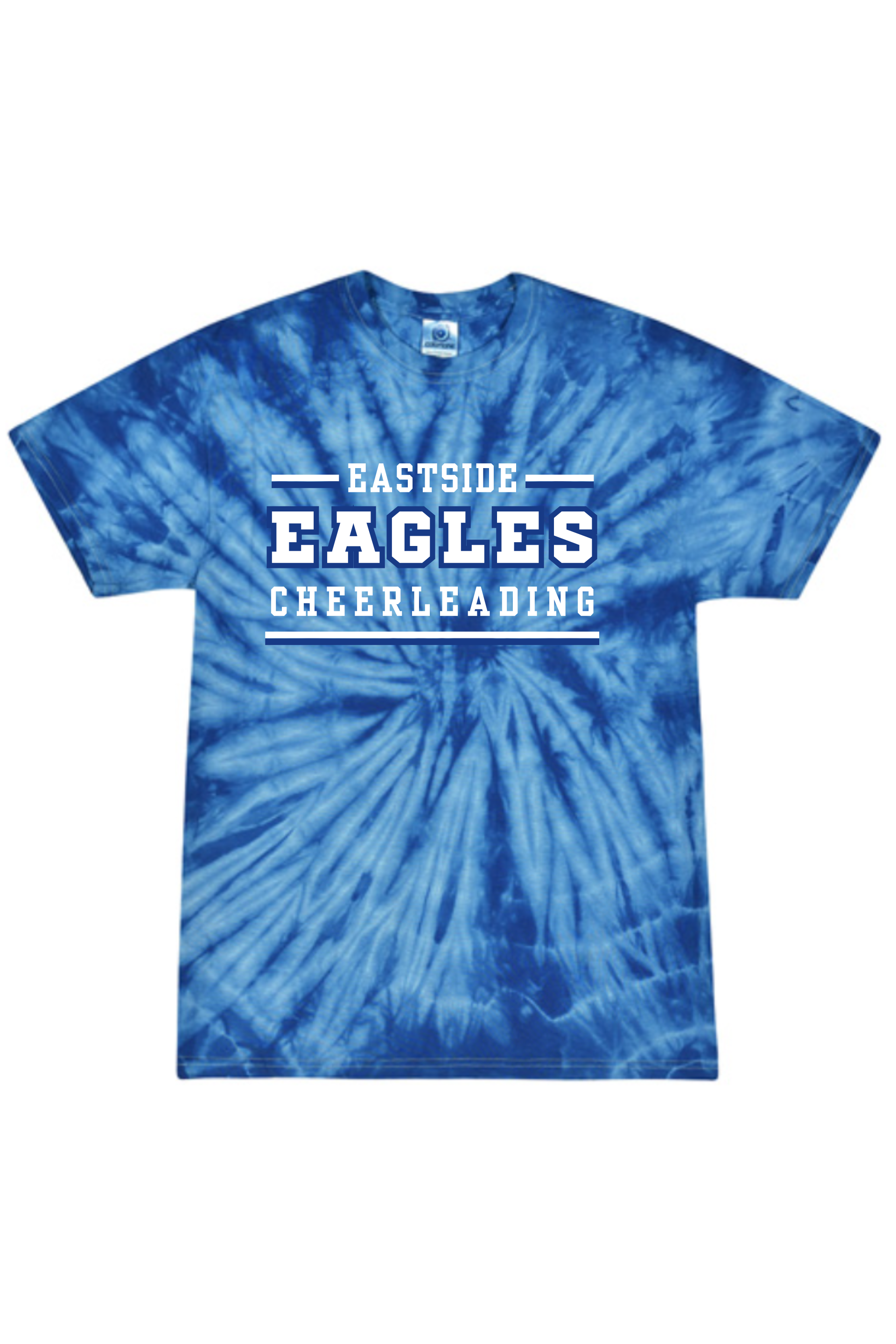Eastside Eagles Cheerleading Tie Dye Graphic Tee、mySite、hinf8tx79
