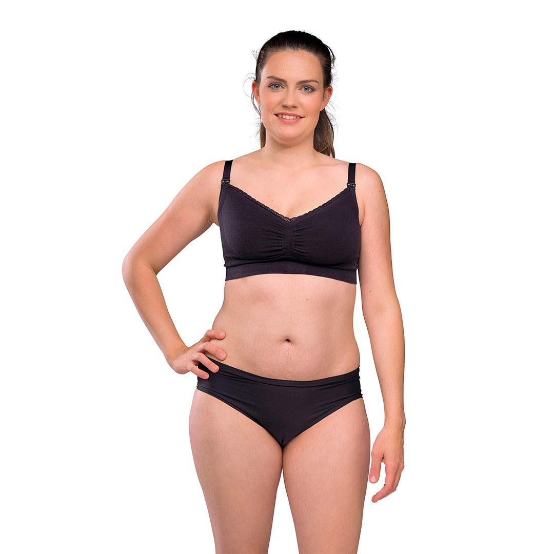  Carriwell Seamless Organic Maternity + Nursing Bra - Black、mySite、merchandisen