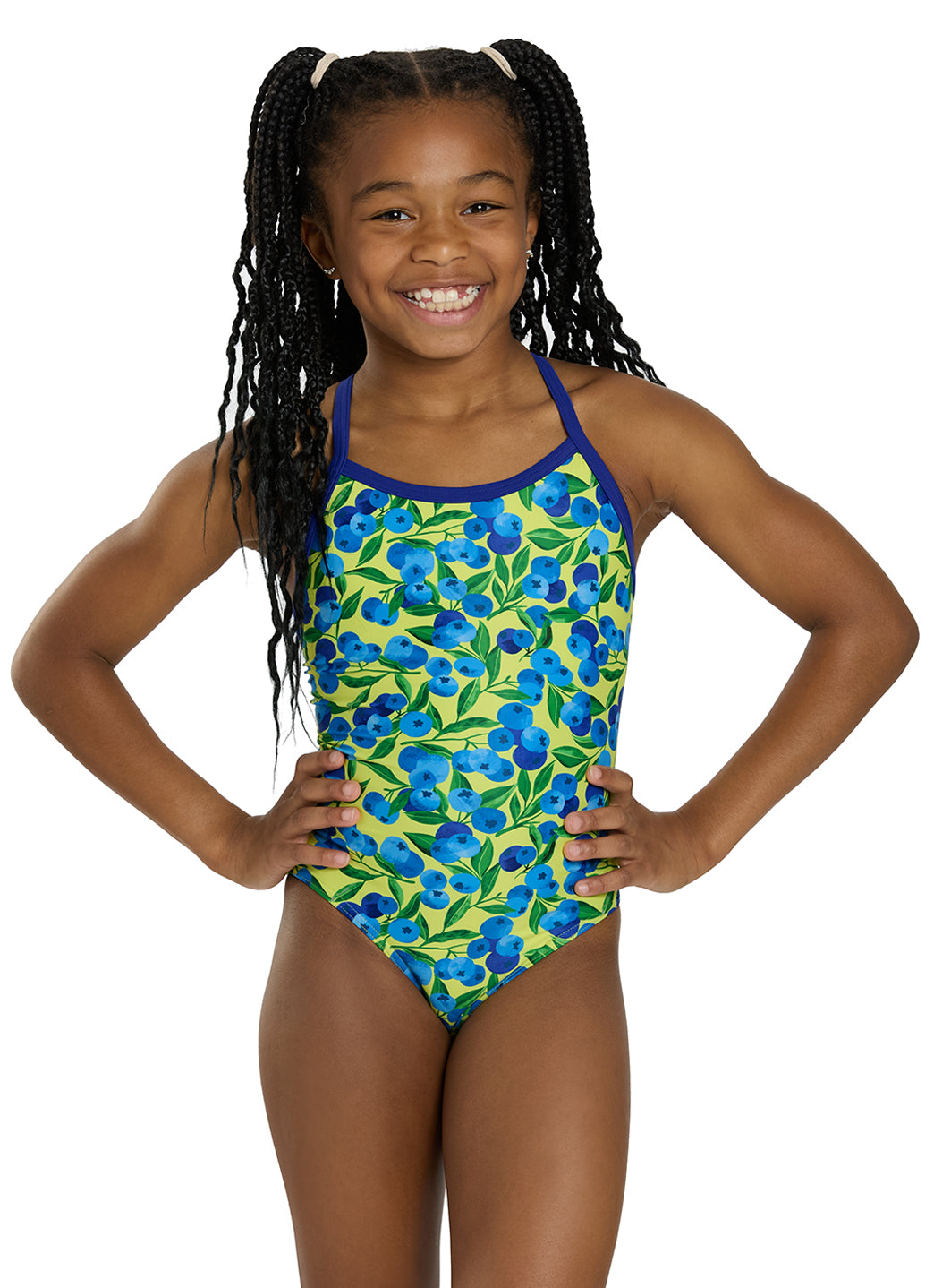 Sporti Blueberry Breeze Thin Strap One Piece Swimsuit (22-44)、mySite、noshort