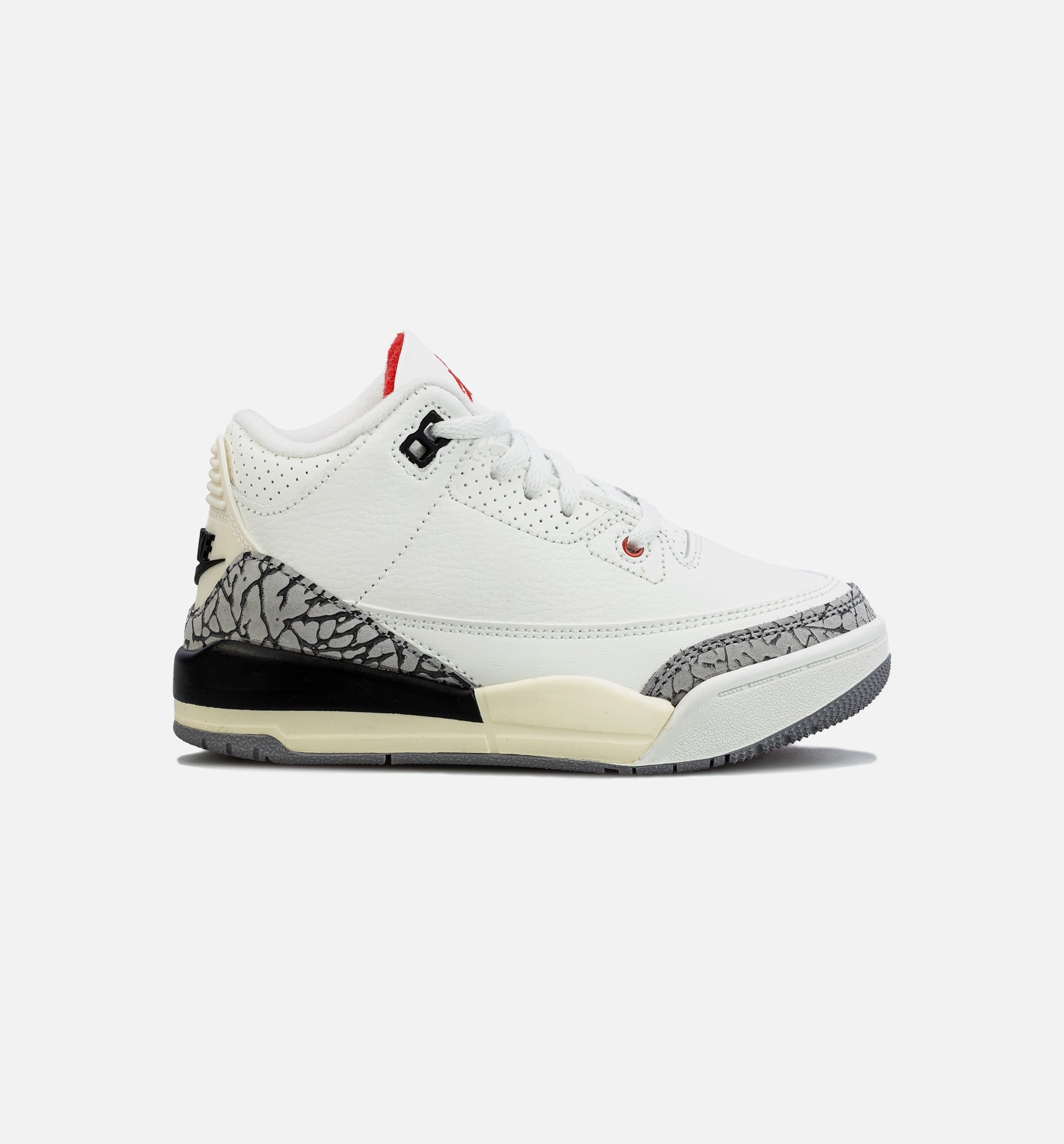 Air Jordan 3 Retro White Cement Reimagined Preschool Lifestyle Shoe - White/ Grey、mySite、dreamappss
