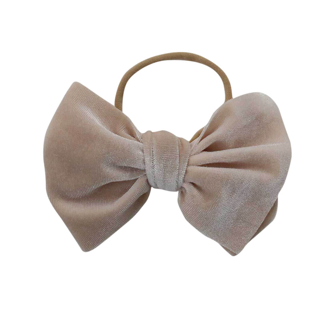  Velvet Bow Headband - Cream、mySite、layawaytickets