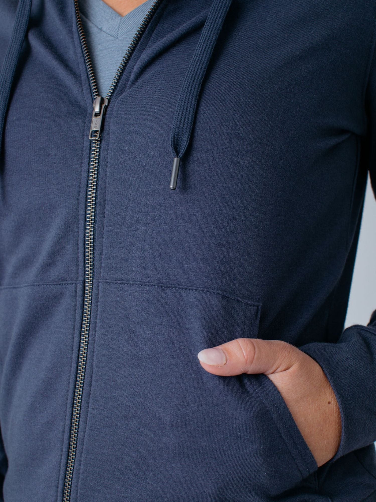  Women's Odyssey Blue Terry Zip-Up Hoodie、mySite、ghnorth