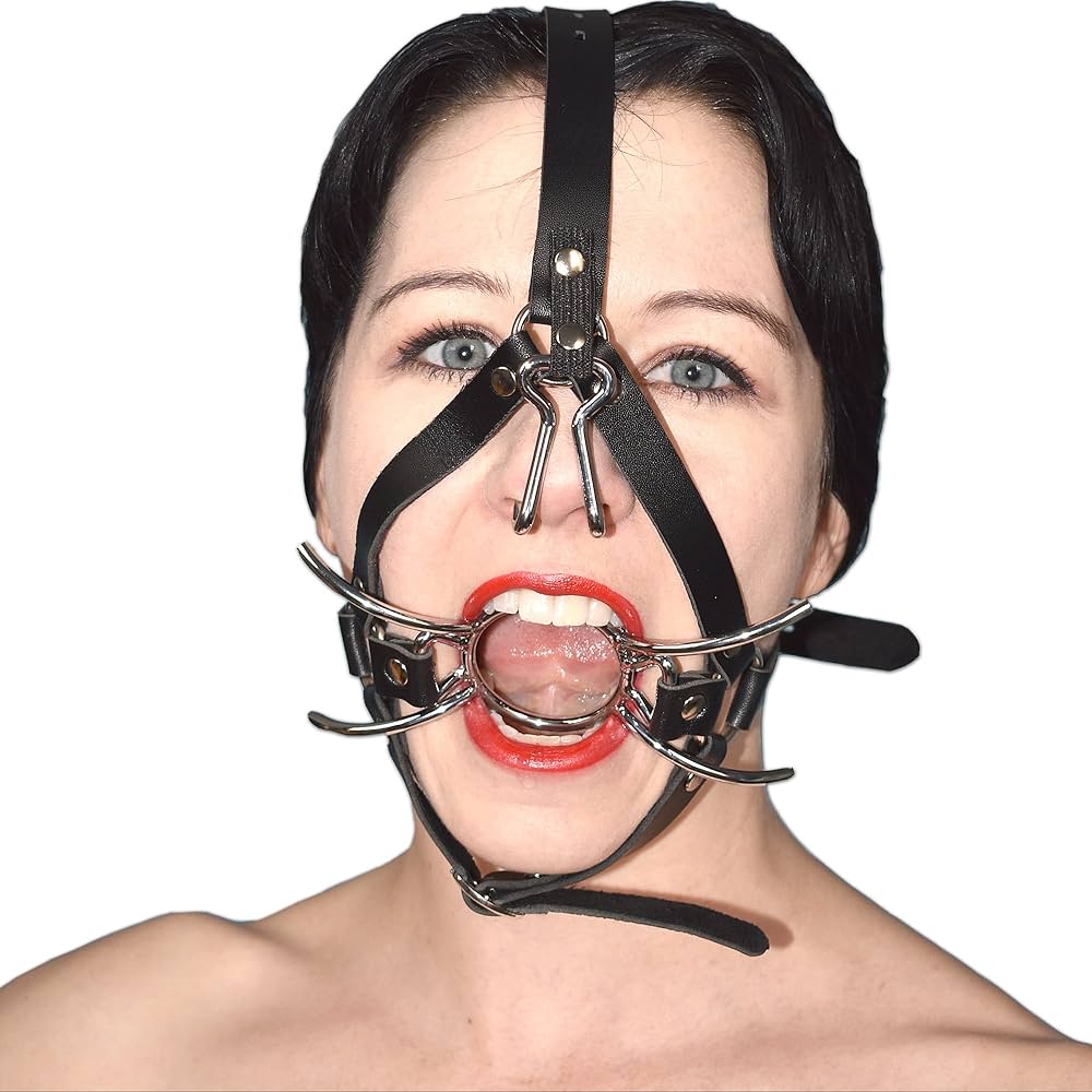 Zado Nose Hook Spider Leg Mouth Gag Mask | Adjustable | Fetish | Unisex、mySite、bottomscart