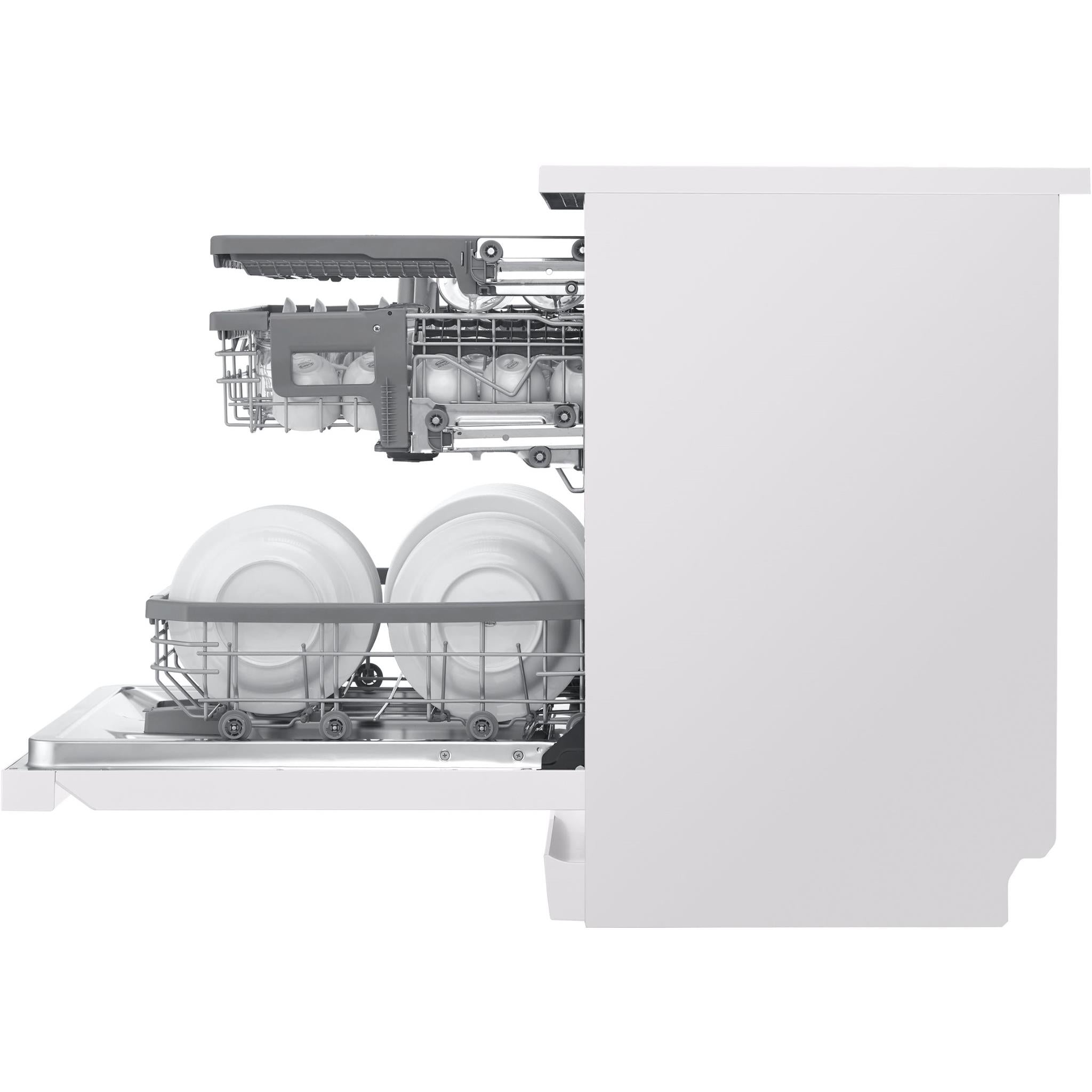 LG XDA3A25MW 15 Place QuadWash Freestanding Dishwasher (Matte White)、mySite、camillekostekn