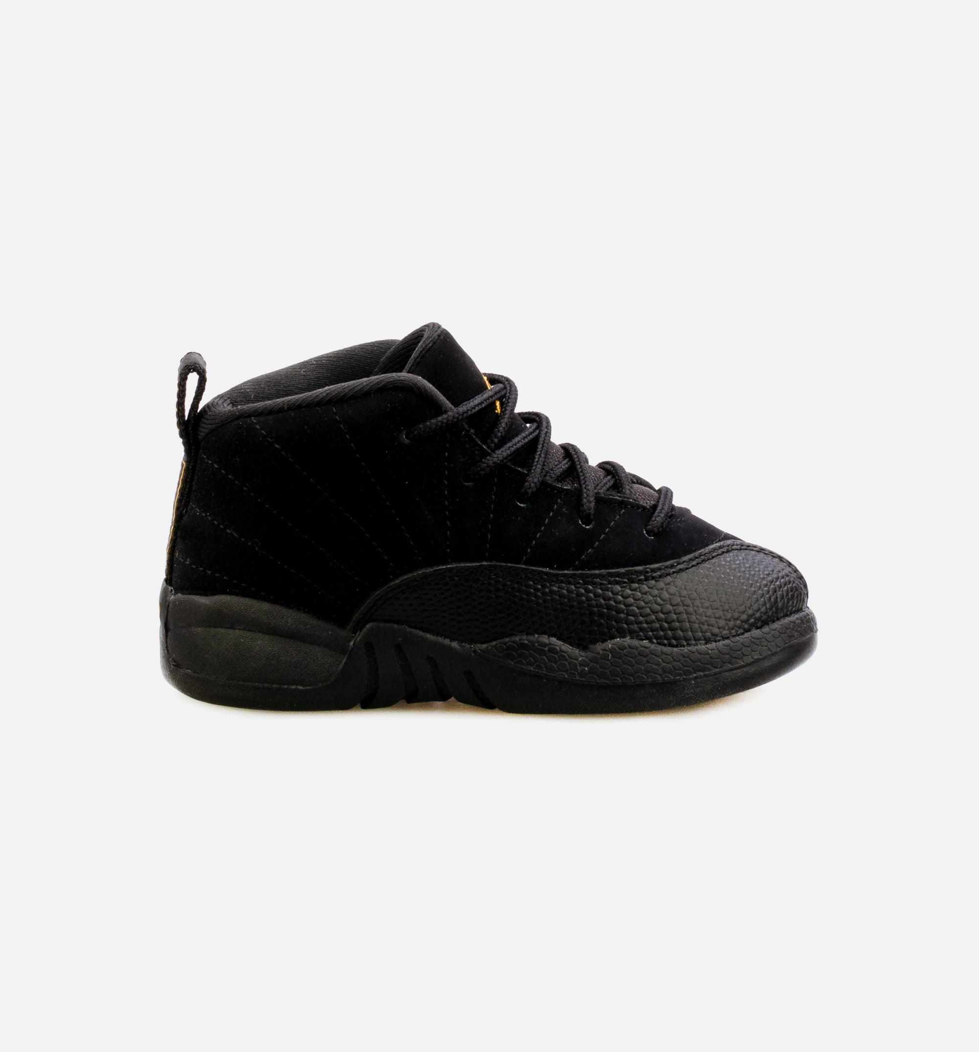 Air Jordan 12 Retro Black Taxi Infant Toddler Lifestyle Shoe - Black Free Shipping、mySite、dreamappss