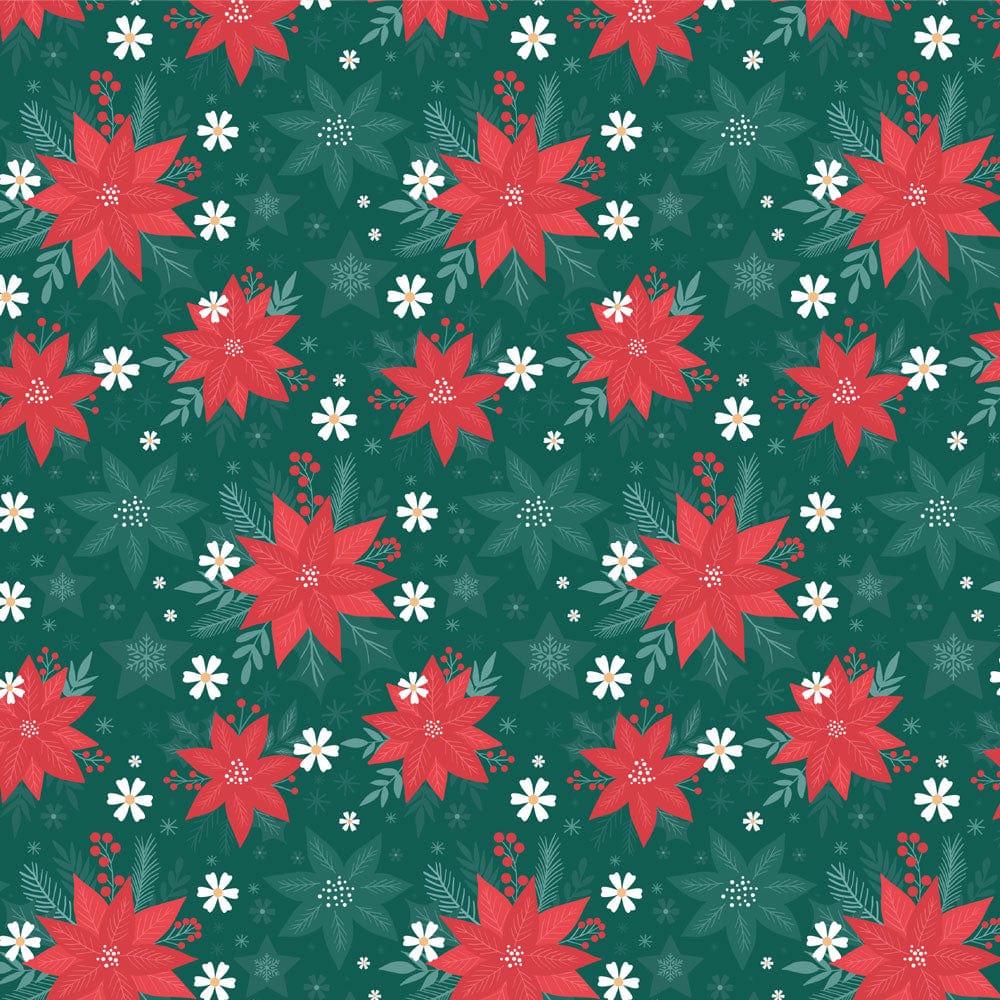  Poinsettia 12 x 12 Paper、mySite、ghnorth